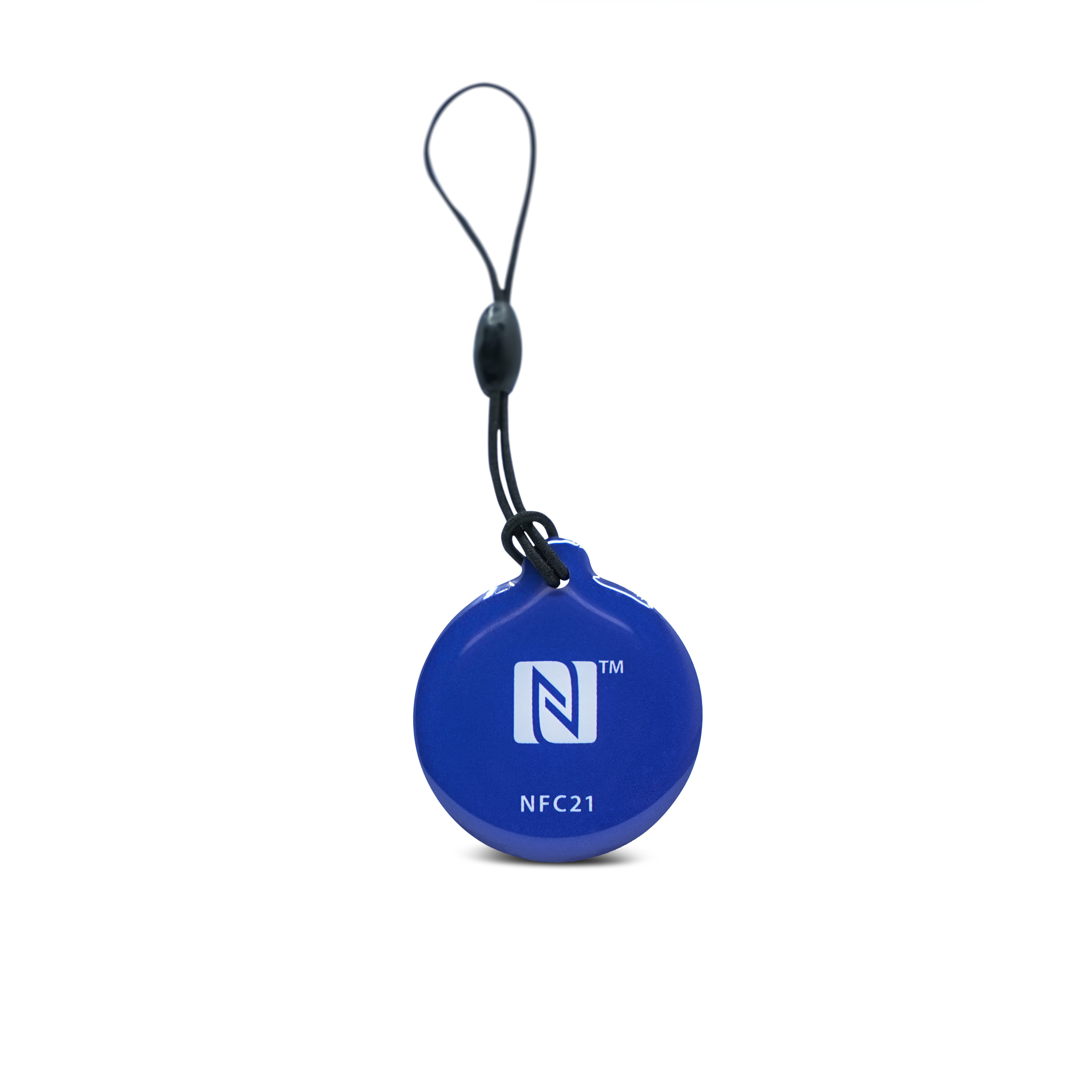 NFC tag epoxy - 30 mm - NTAG213 - 180 byte - blue