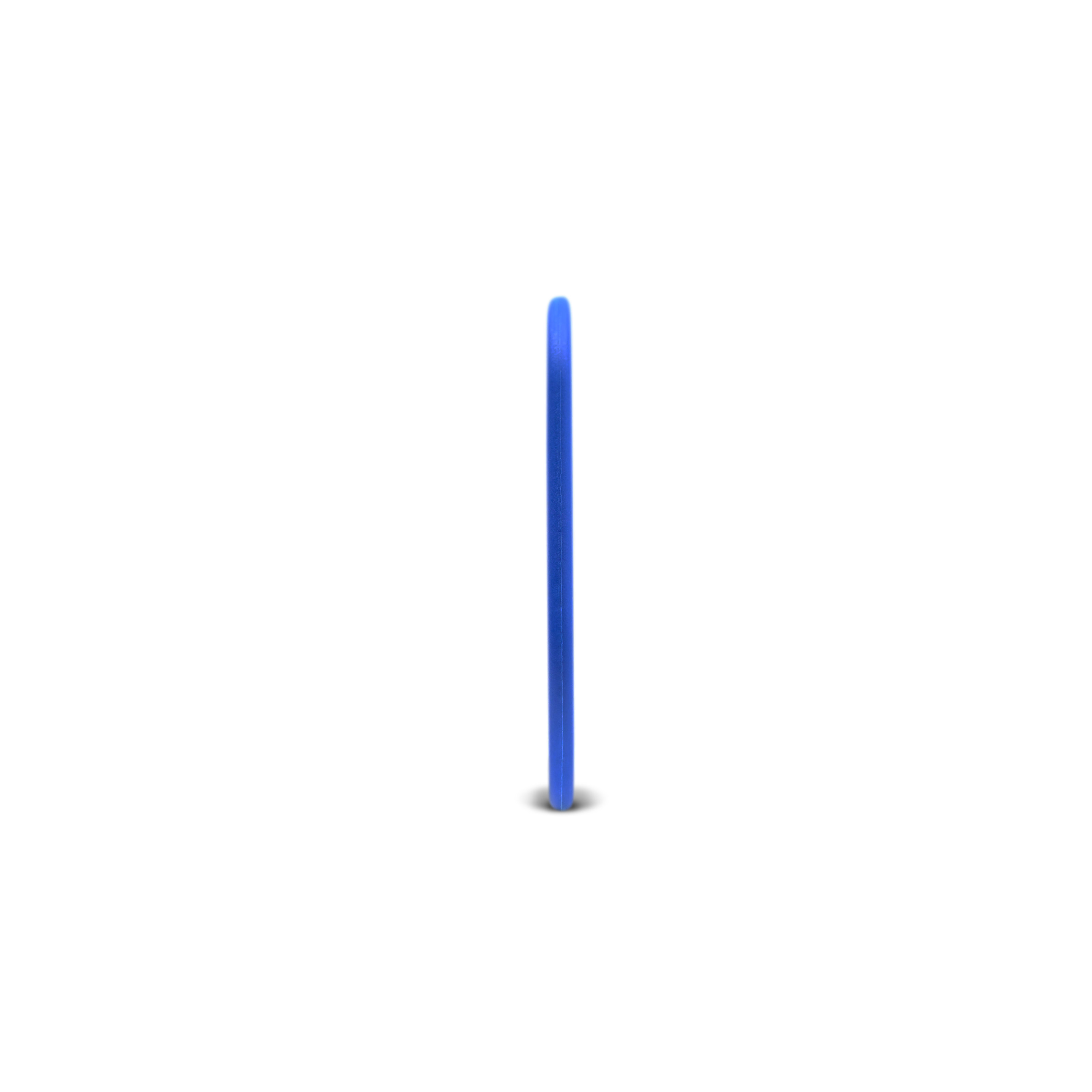 Seitenansicht NFC Schlüsselanhänger in blau aus Polyamid