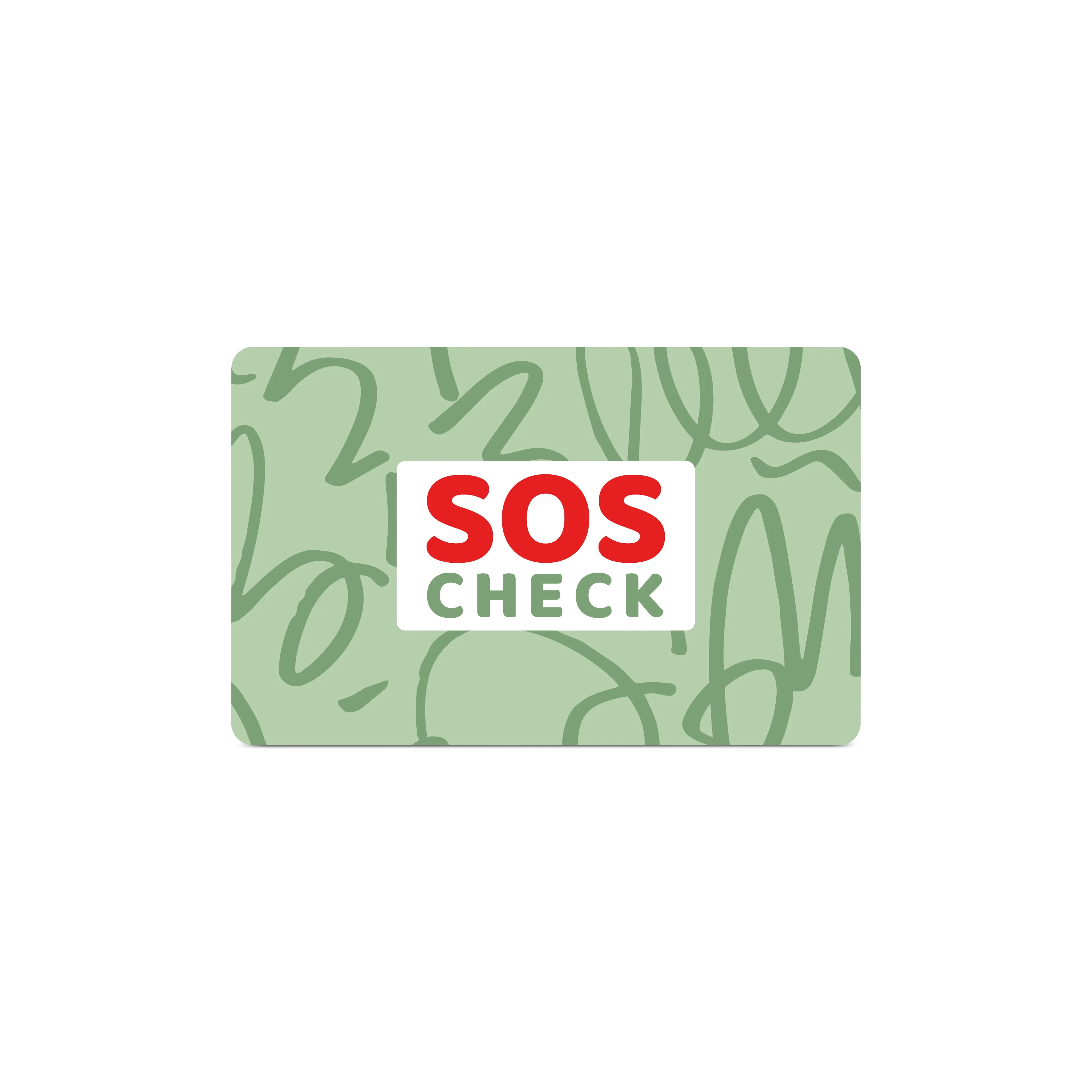 SOS-Check Card - Smart Emergency Card - PVC - 85,6 x 54 mm - Green