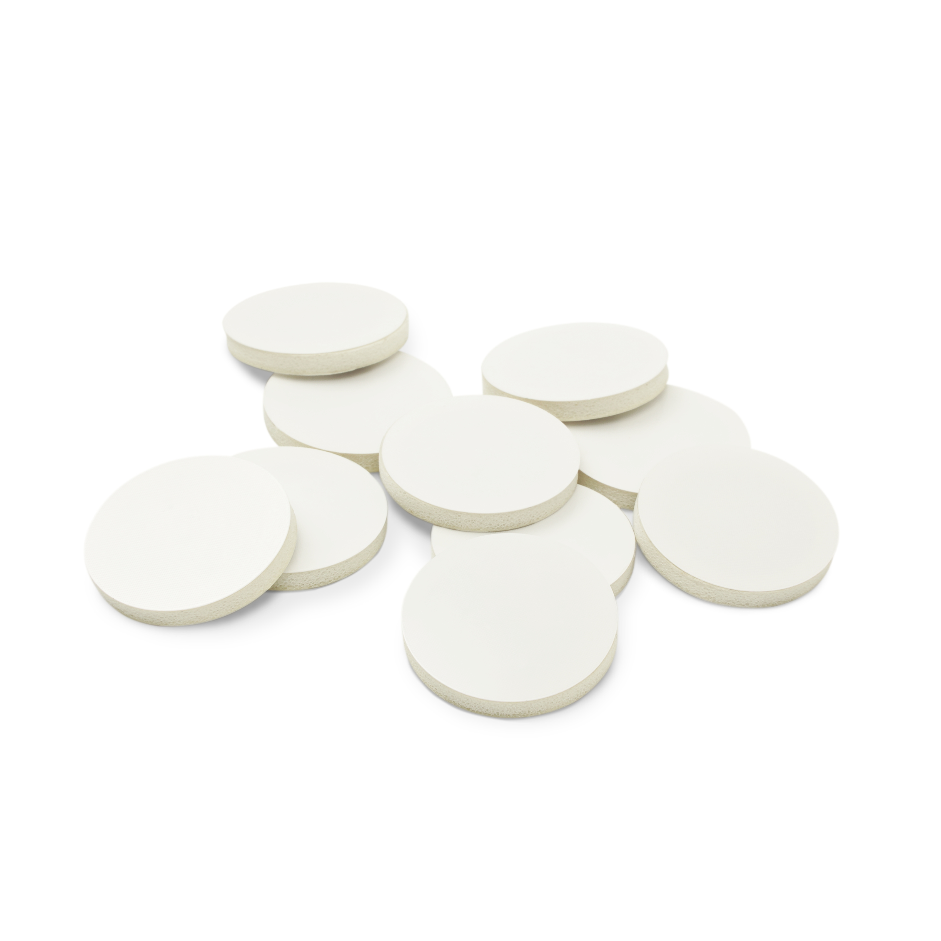 NFC Sticker PET - 30 mm - NTAG213 - 180 Byte - white - with foam