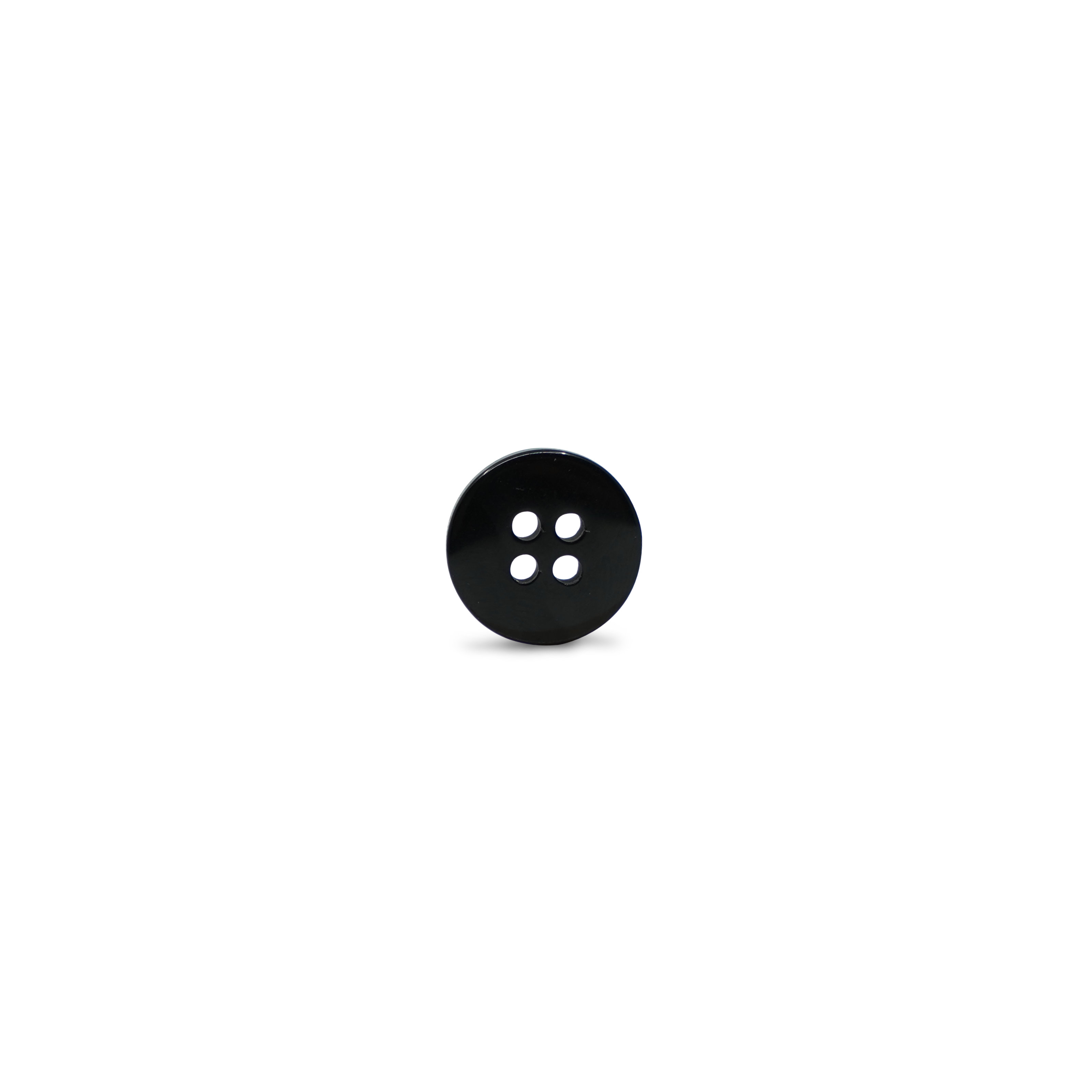 Rückseite NFC Kunstharz Knopf in schwarz