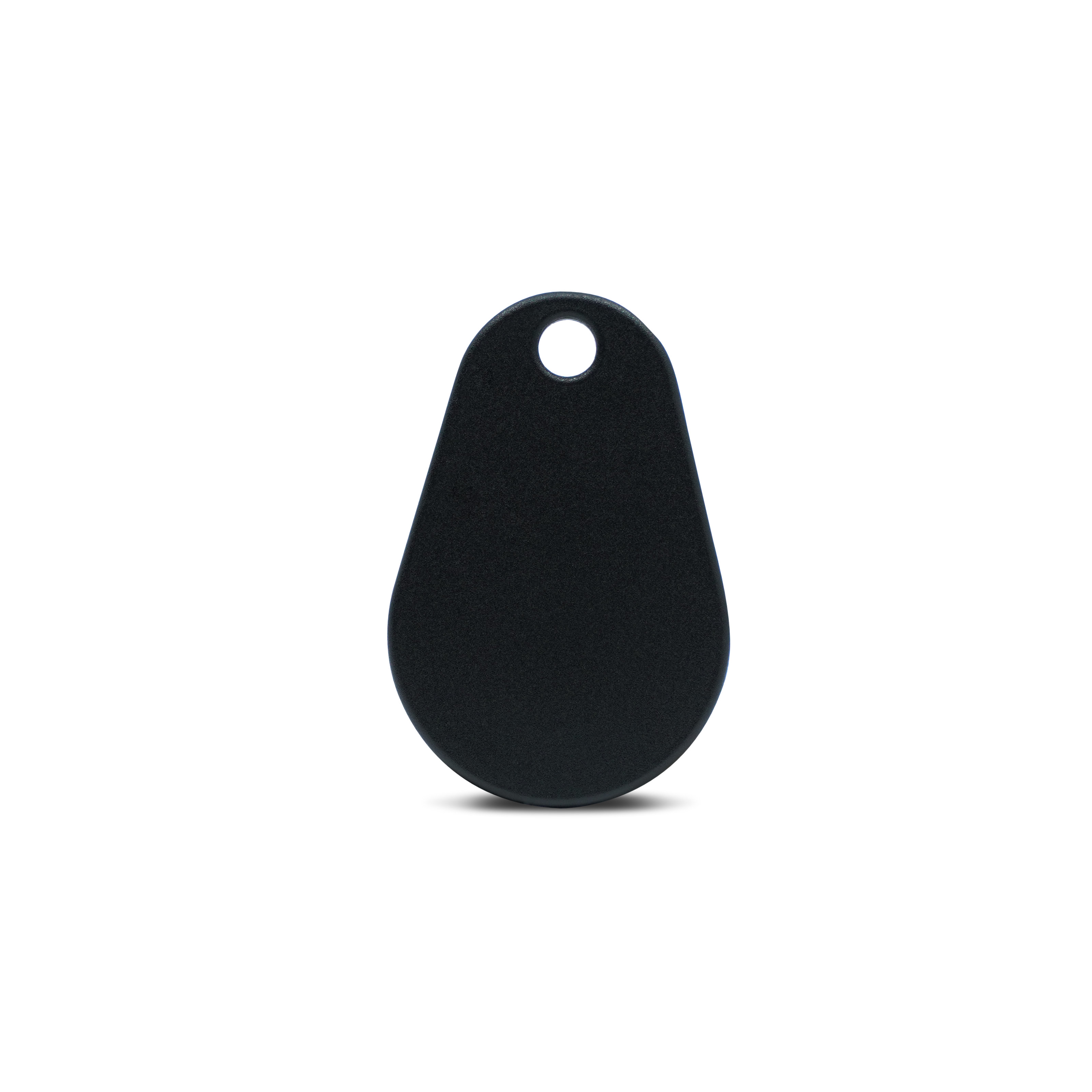 Vorderseite NFC Schlüsselanhänger in schwarz aus Polyamid