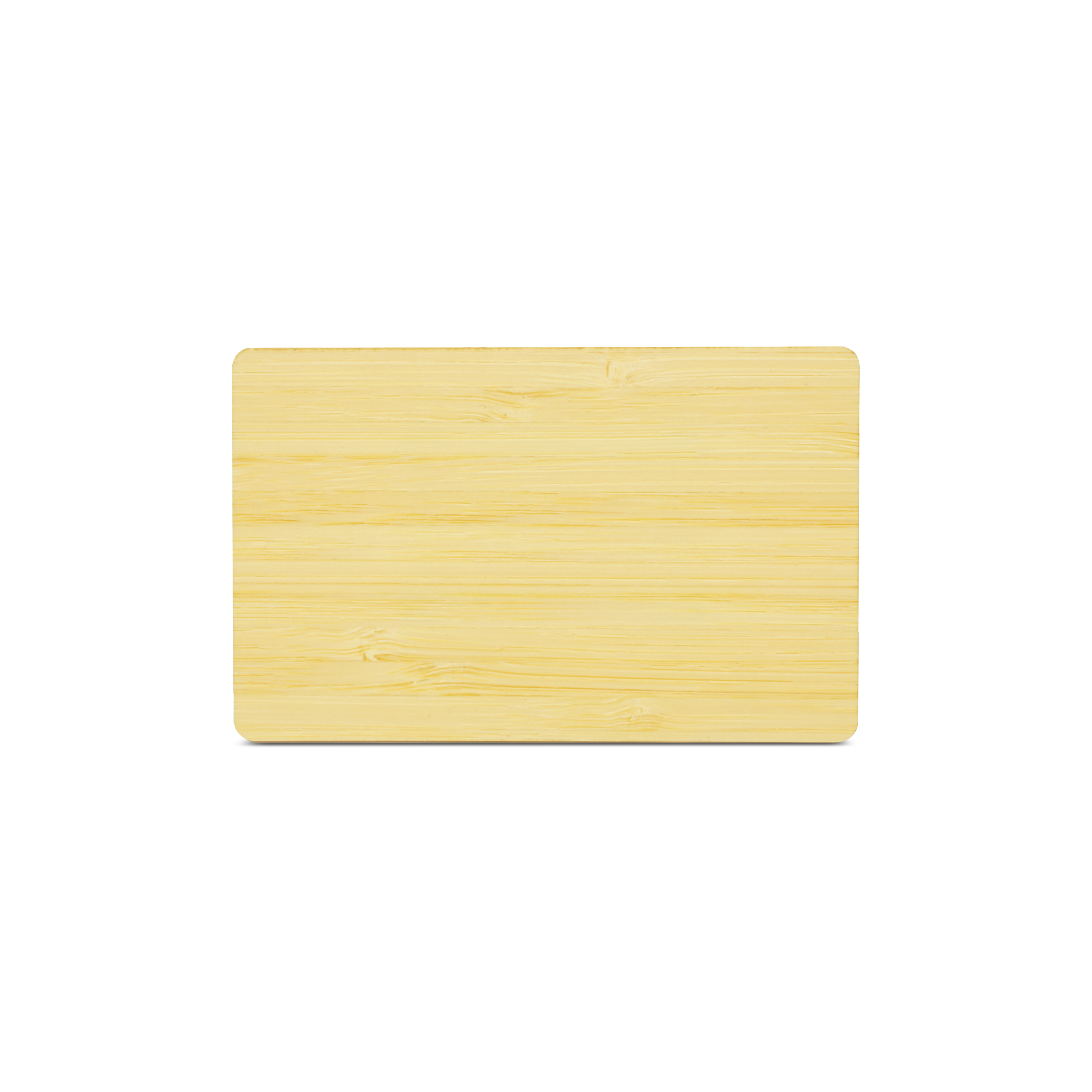 NFC Card Bamboo - 85,6 x 54 mm - NTAG213 - 180 Byte - wood look