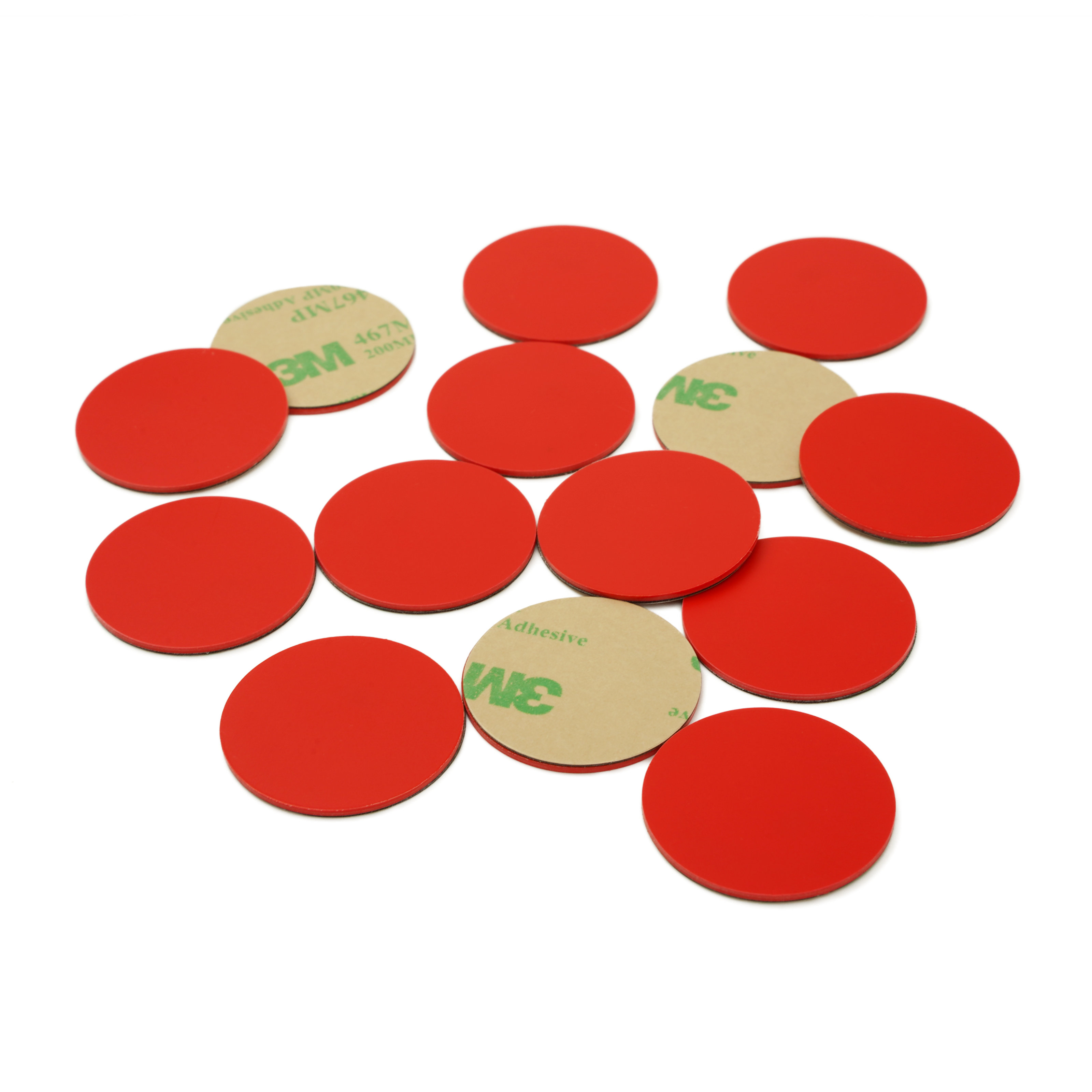 NFC Sticker PVC - On-Metal - 30 mm - NTAG213 - 180 Byte - rot