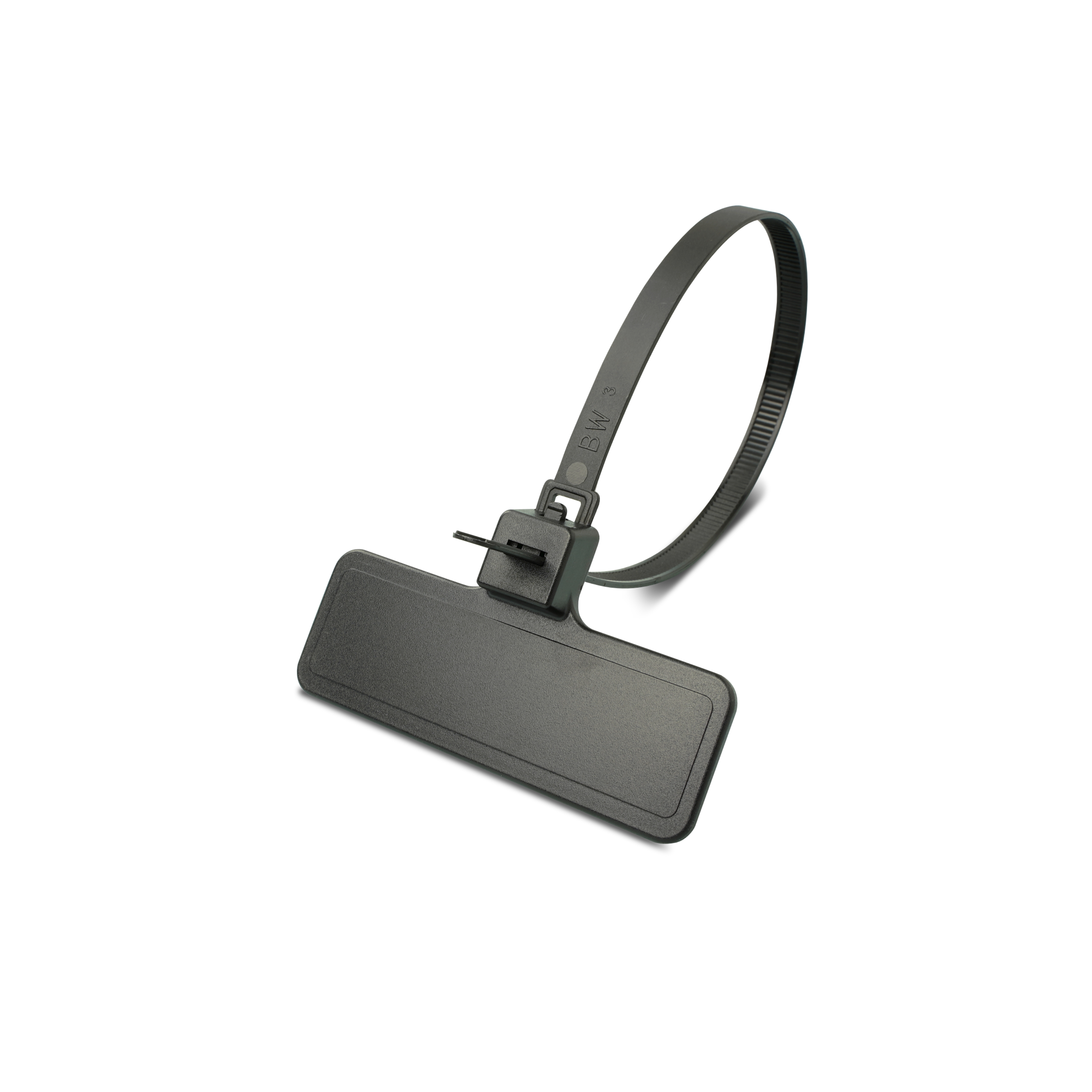 NFC Kabelbinder PVC - Schlaufenlänge 255 x 8 mm - NTAG213 - 180 Byte - schwarz