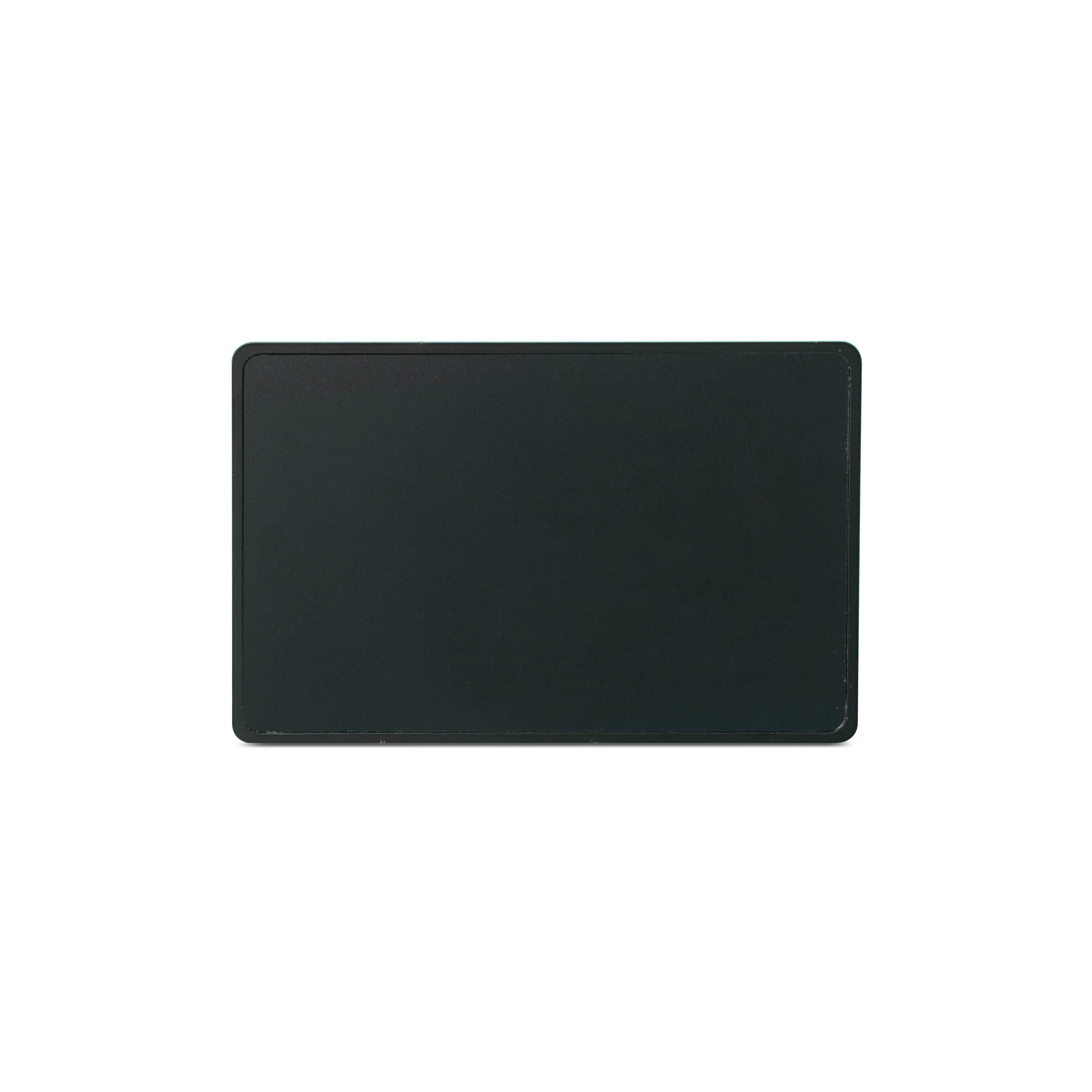 NFC Karte Metall/PVC - 85,6 x 54 mm - NTAG213 - 180 Byte - schwarz matt - bedruckt