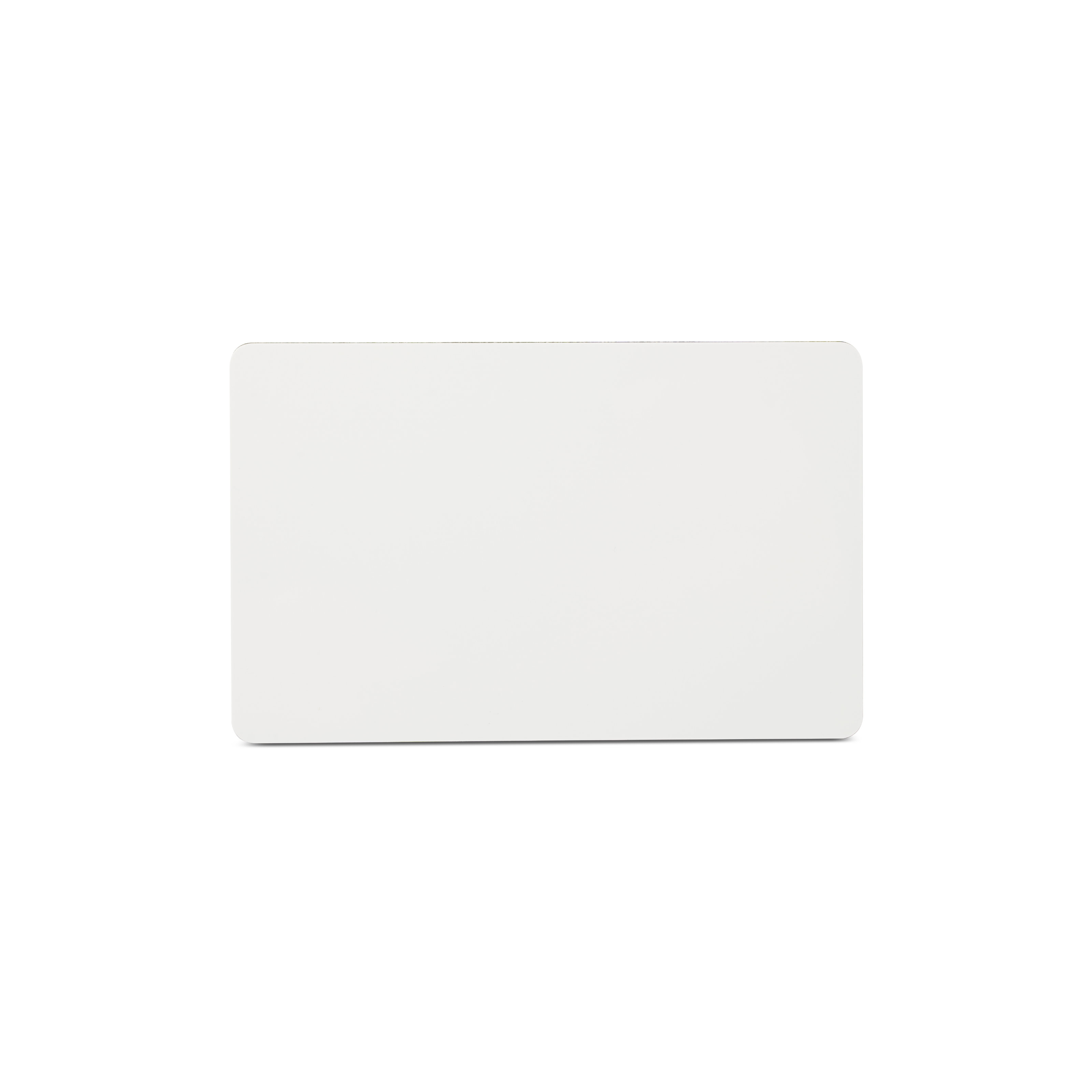 NFC Card PVC - On-Metal - 85,6 x 54 mm - NTAG216 - 924 Byte - white - with 3M adhesive layer
