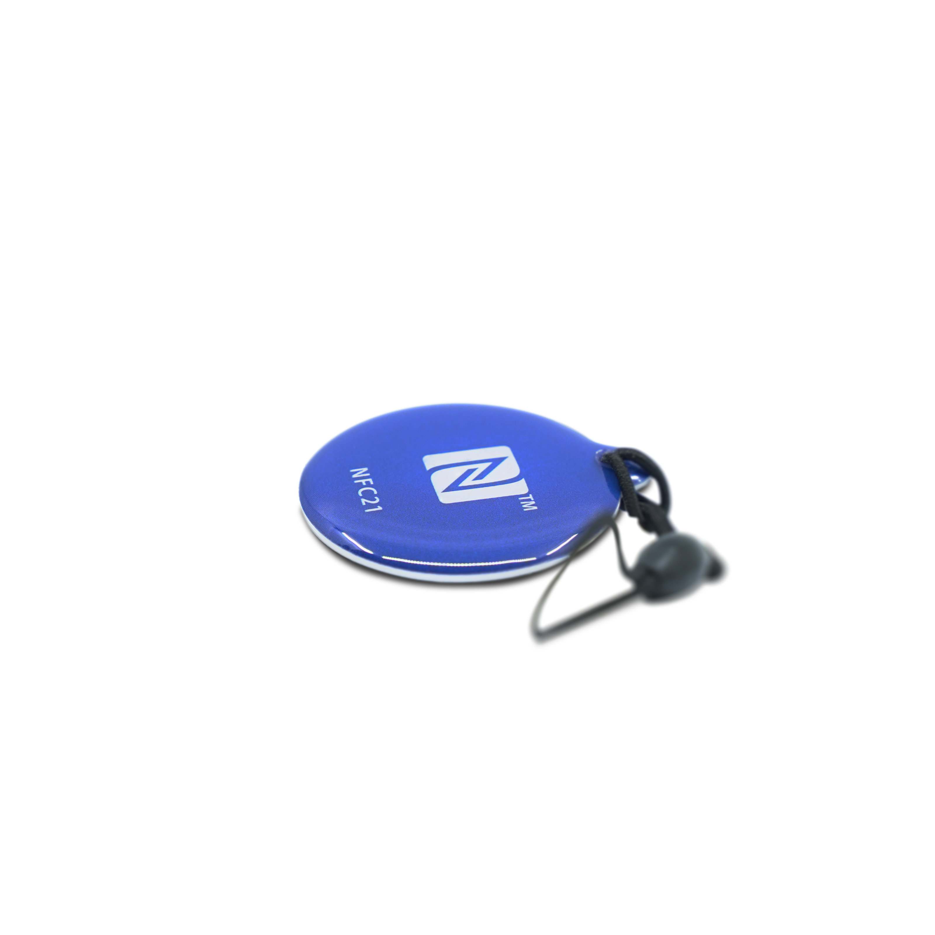 NFC Anhänger Epoxy - 30 mm - NTAG215 - 540 Byte - blau