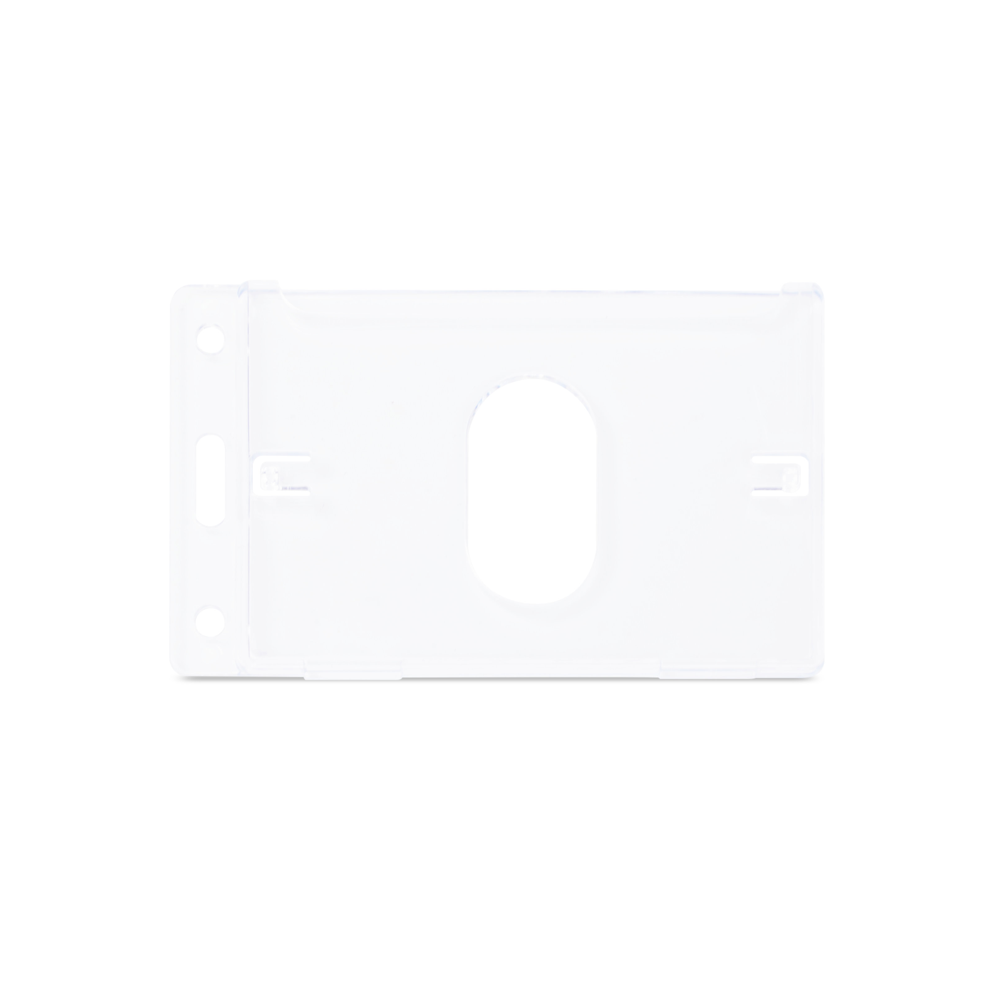 Card holder for ISO cards - transparent - landscape format