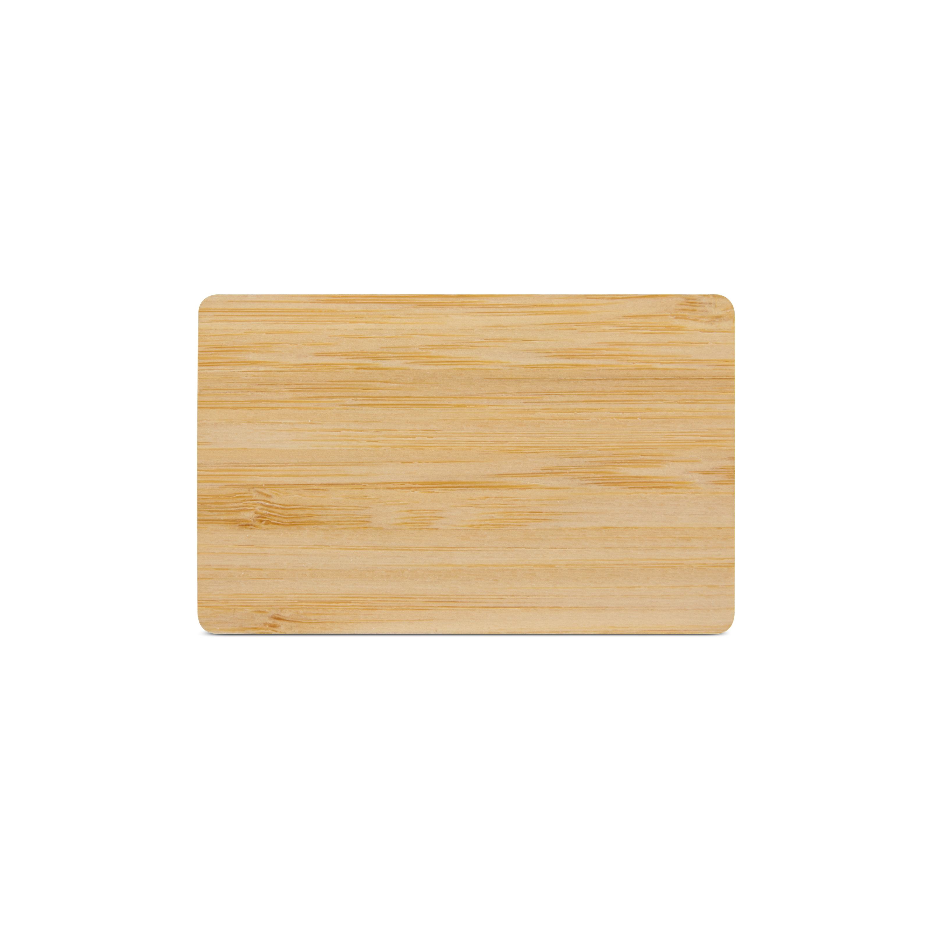NFC Karte Bambus beidseitig bedruckt - 85,6 x 54 mm - NTAG213 - 180 Byte - Holzoptik