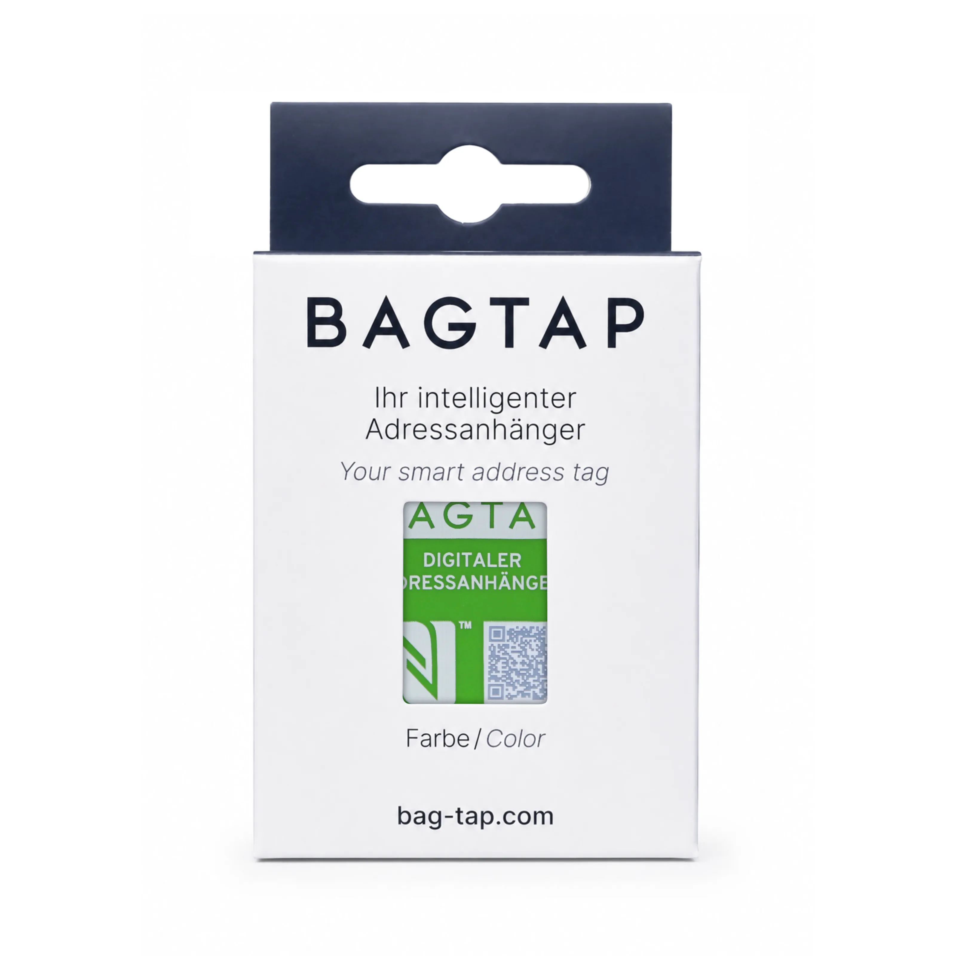Bagtap Flex - Digitaler Kofferanhänger - Silikon - 30 x 60 mm - grün