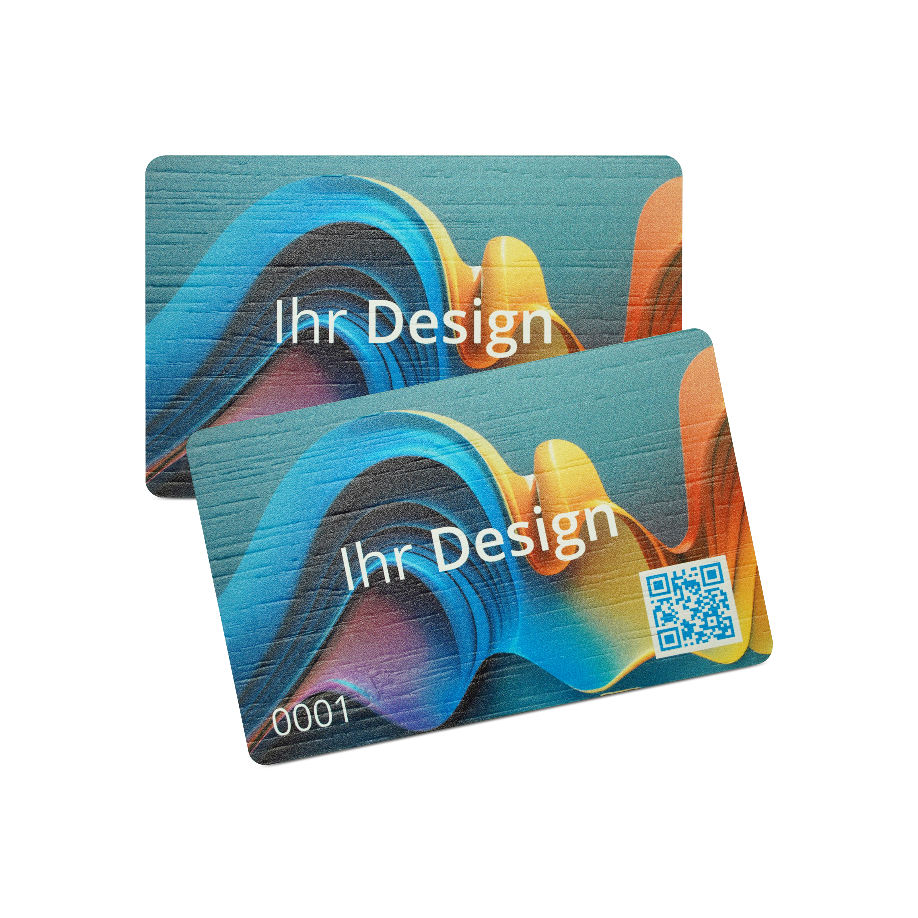 NFC-vCard Bamboo - Digital business card - 85,6 x 54 mm - wood look