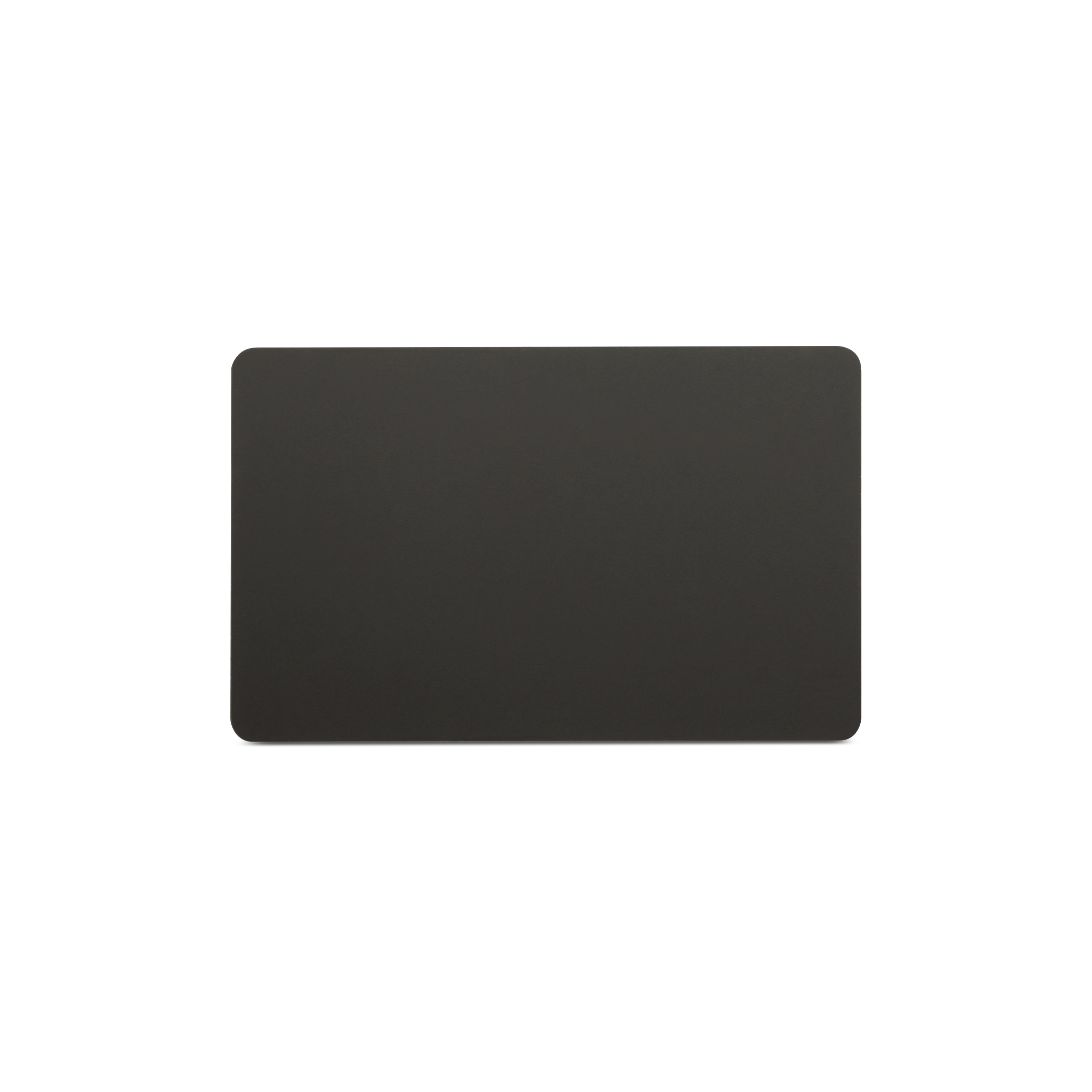 Rückseite NFC Schutzkarte in schwarz im ISO-Format