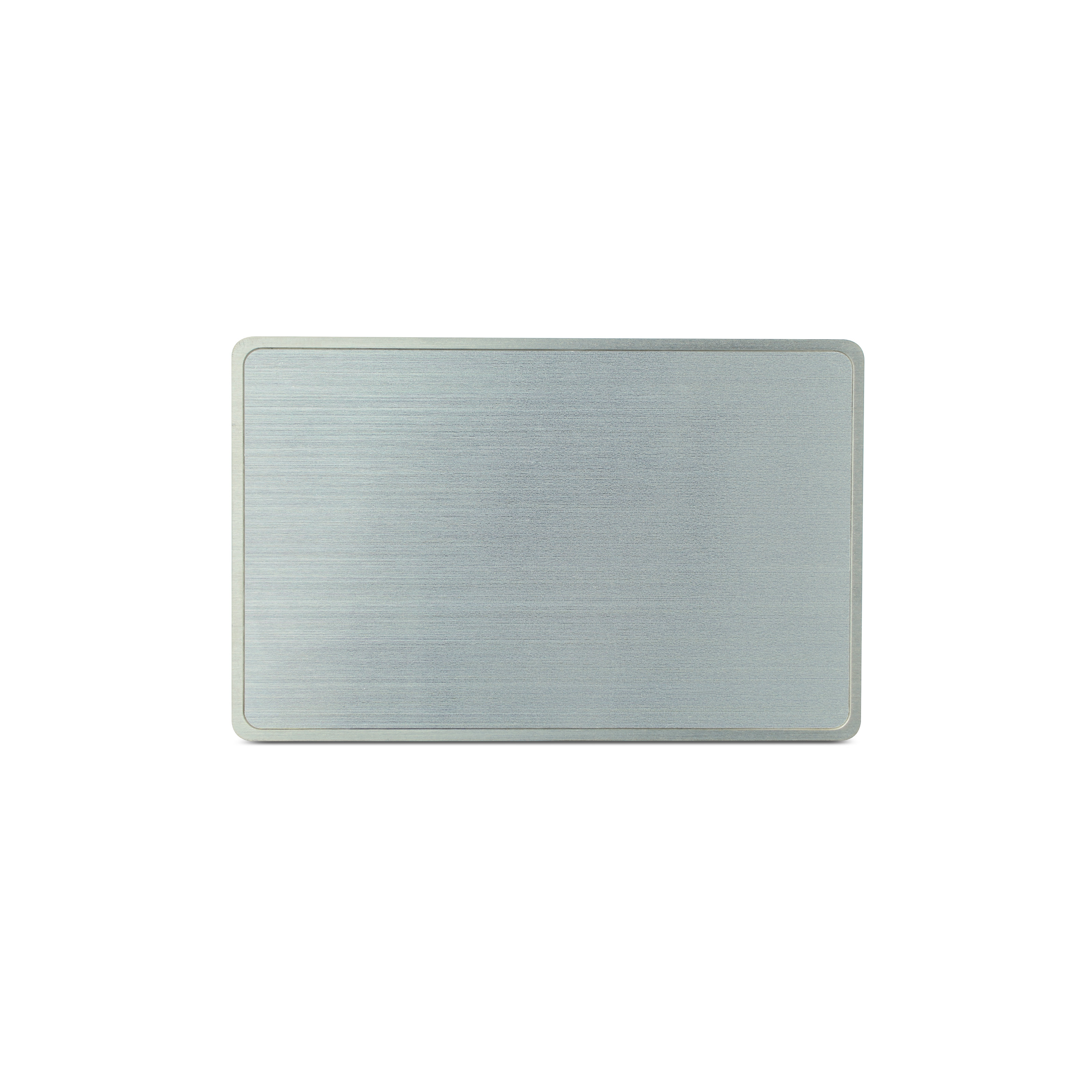 NFC Karte Metall/PVC - 85,6 x 54 mm - NTAG213 - 180 Byte - silber matt