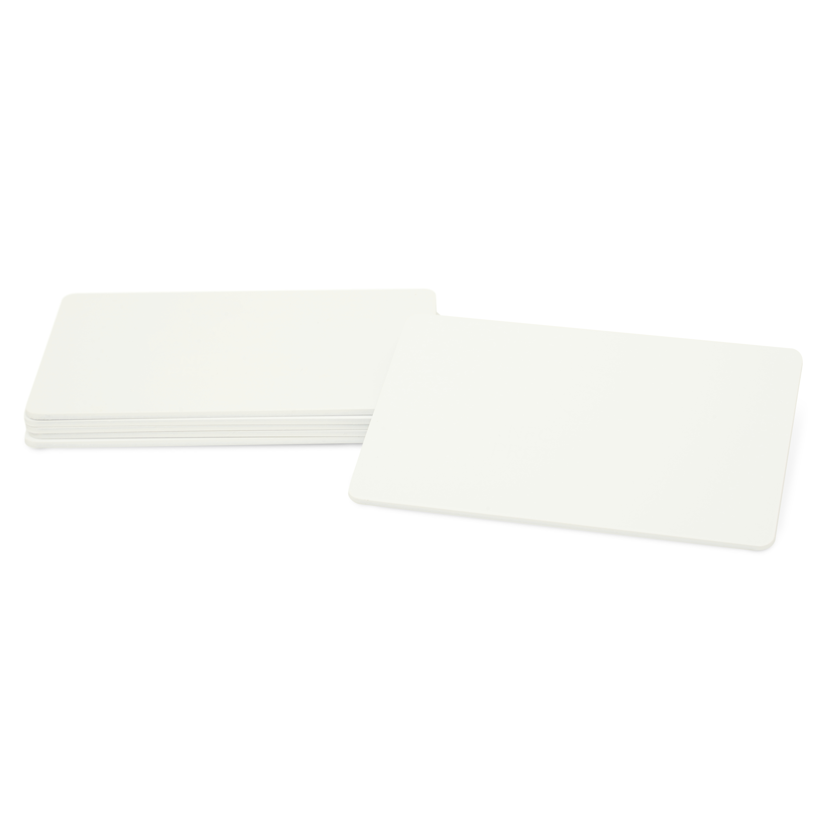 NFC- & RFID-Schutzkarte – 85,6 x 54 mm − matt weiß