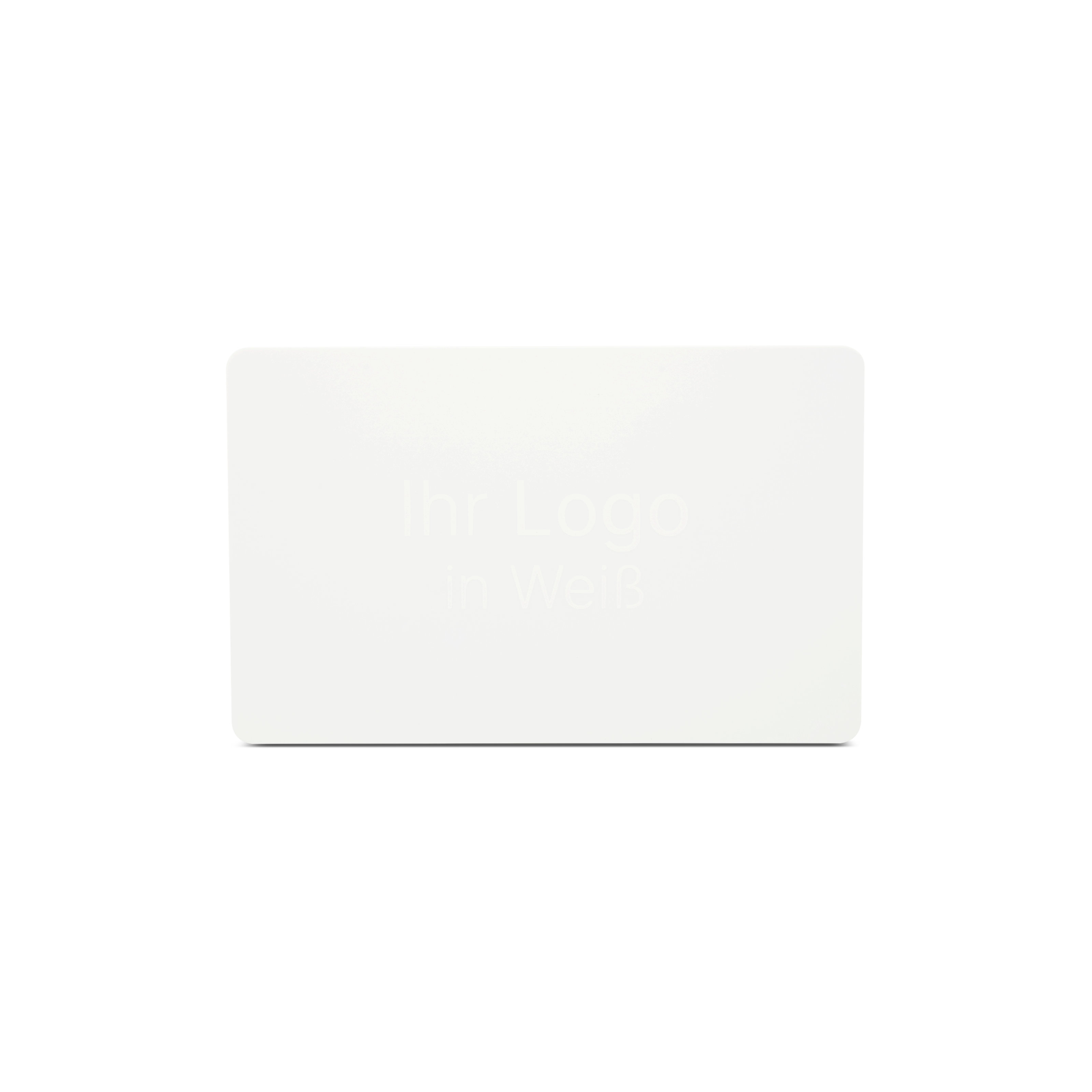 Weiße NFC Karte aus PVC