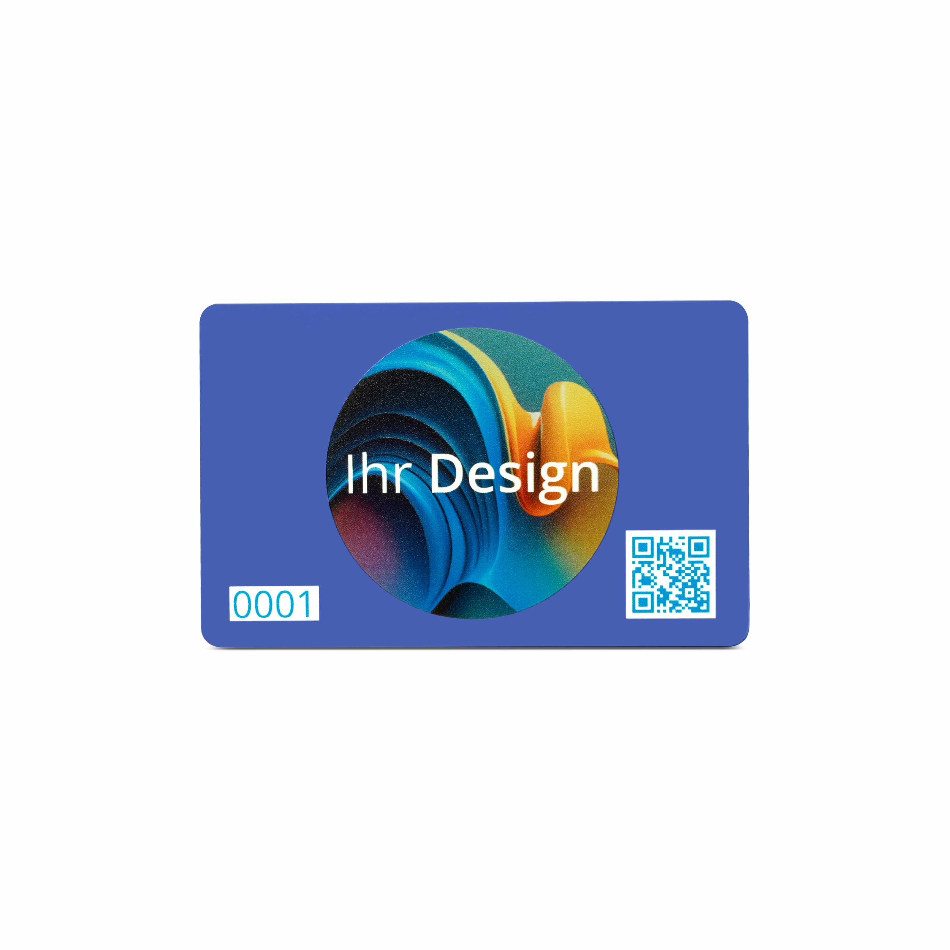 NFC card PVC - 85,6 x 54 mm - NTAG213 - 180 byte - white matt - printed