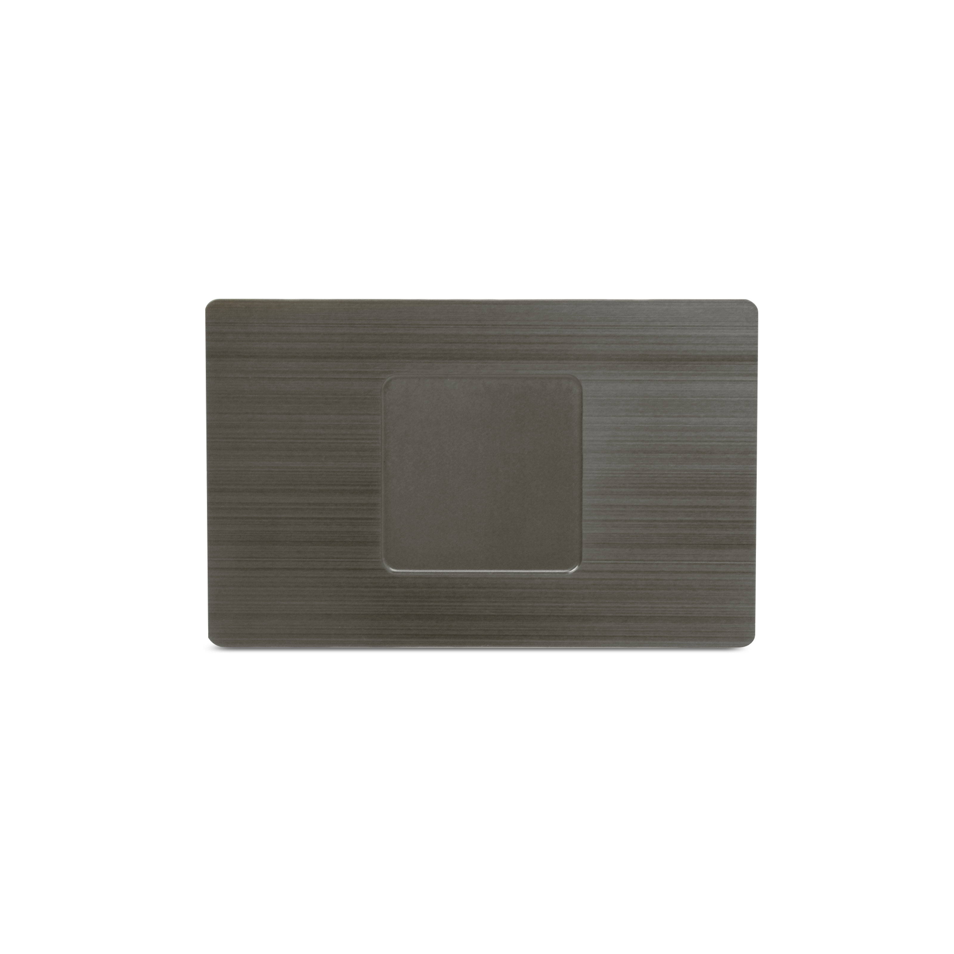 NFC-vCard - Digitale Visitenkarte - inkl. NFC-vCard Zugang - Metall - 85,6 x 54 mm - anthrazit