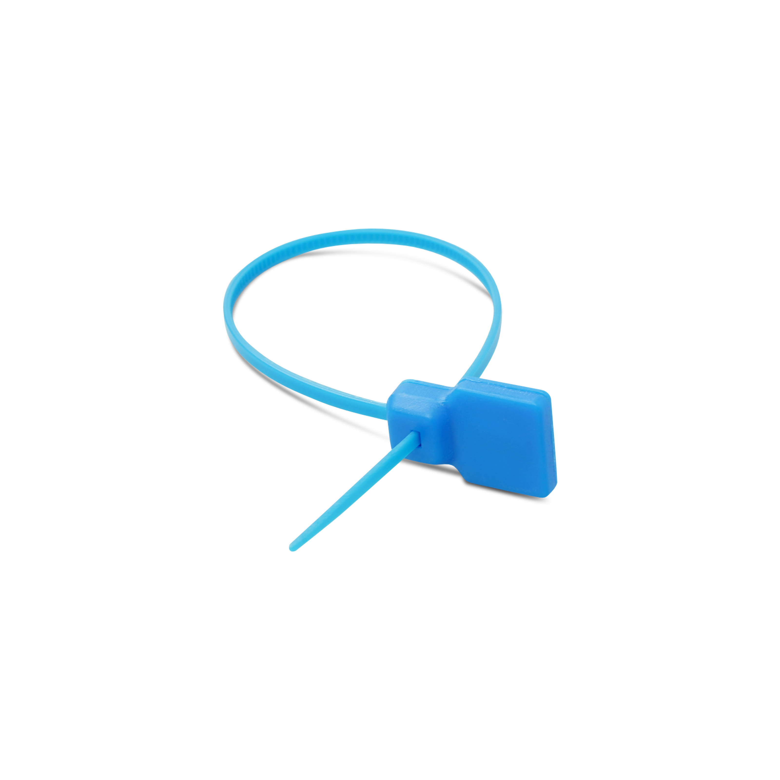 Verbundener NFC Kabelbinder aus PVC in blau