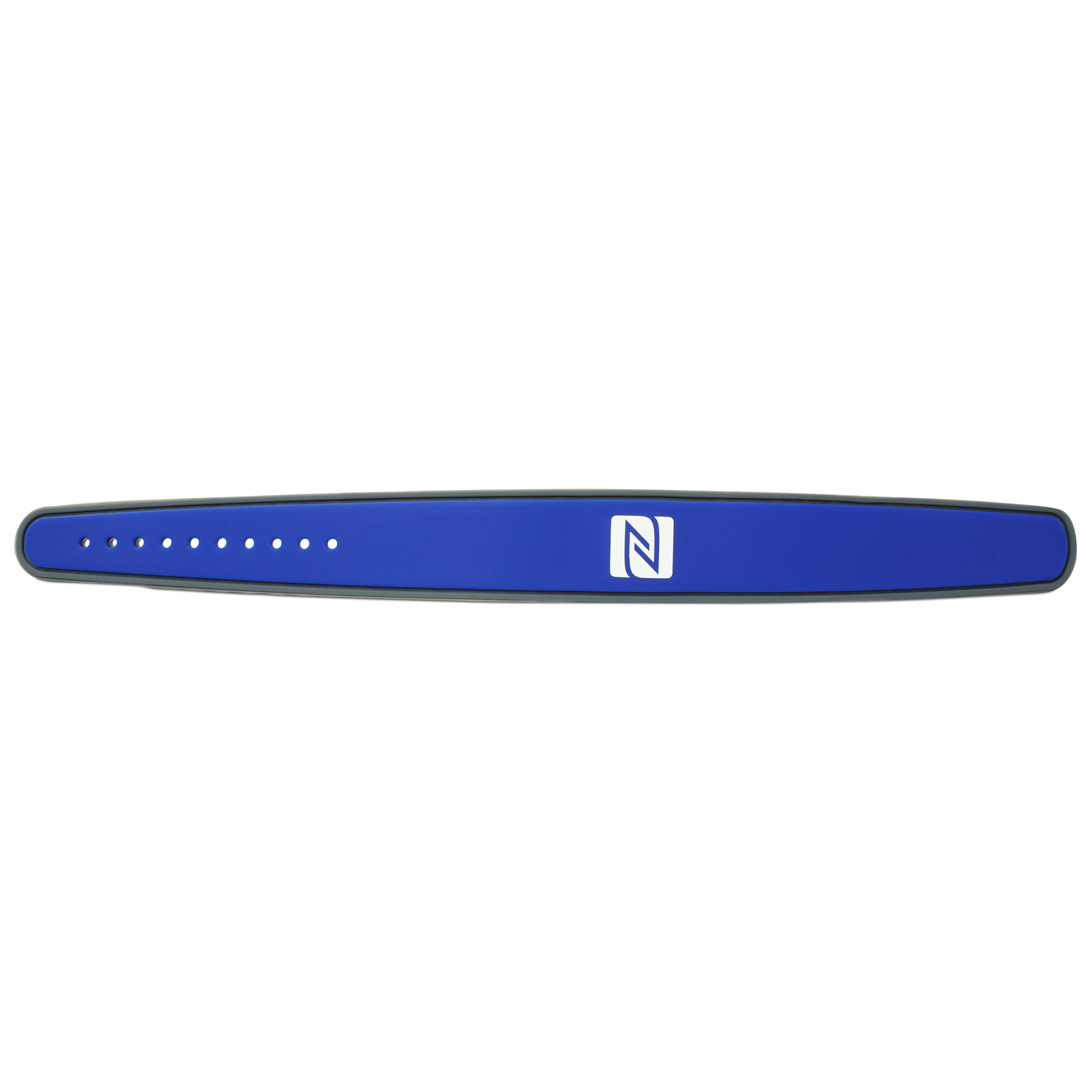 NFC bracelet silicone - 260 x 27 x 5 mm - NTAG216 - 924 byte - blue