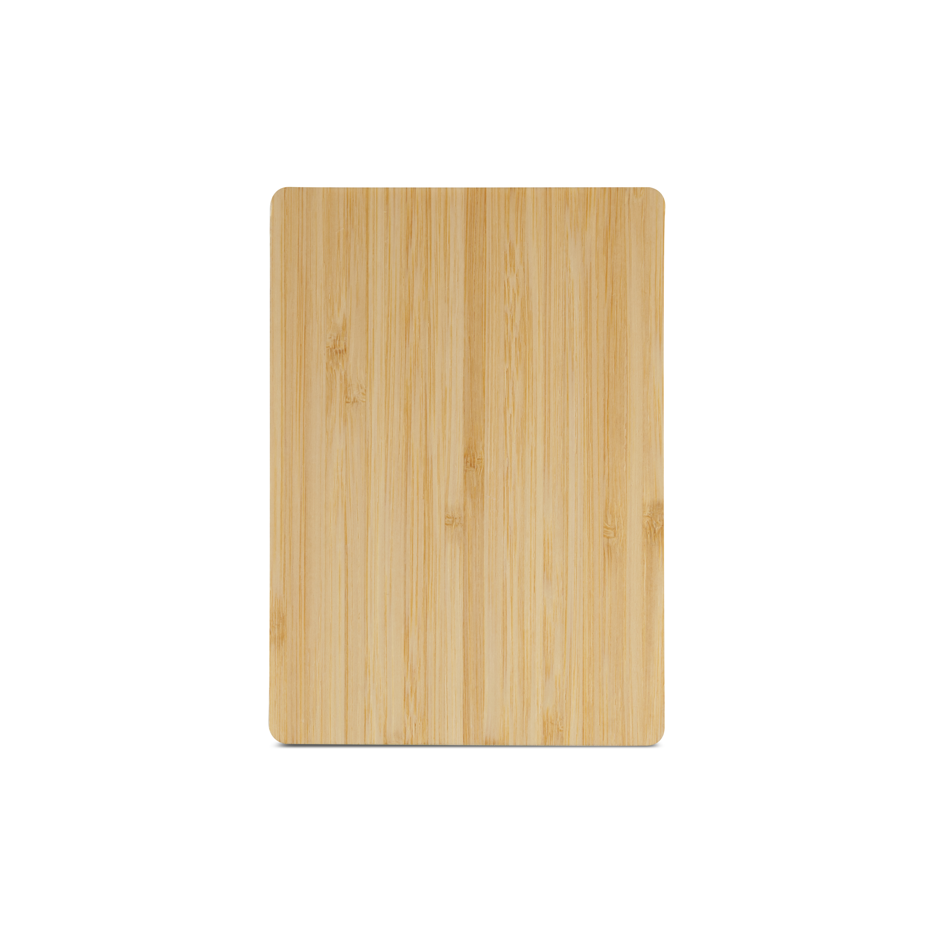NFC Schild Bambus beidseitig bedruckt - A6 - NTAG213 - 180 Byte - Holzoptik