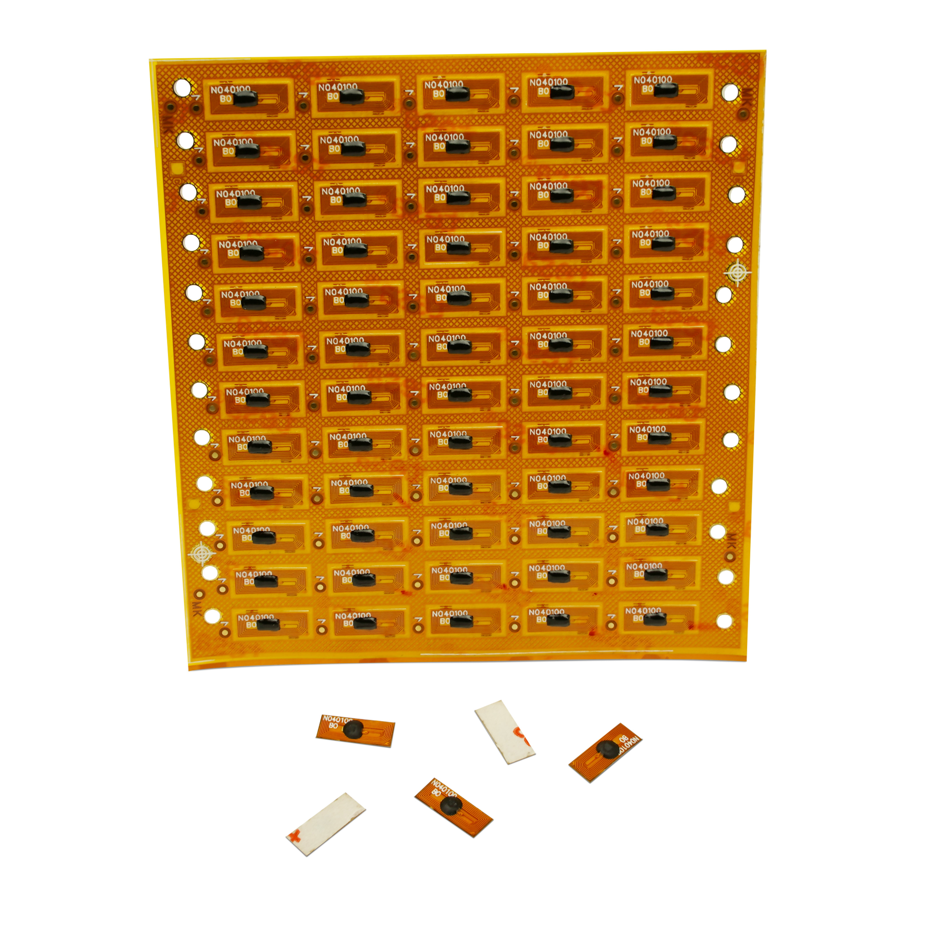 Sticker Fpc NFC Sticker FPC - 4 x 10 mm - NTAG213 - 180 Byte - gold | 68917
