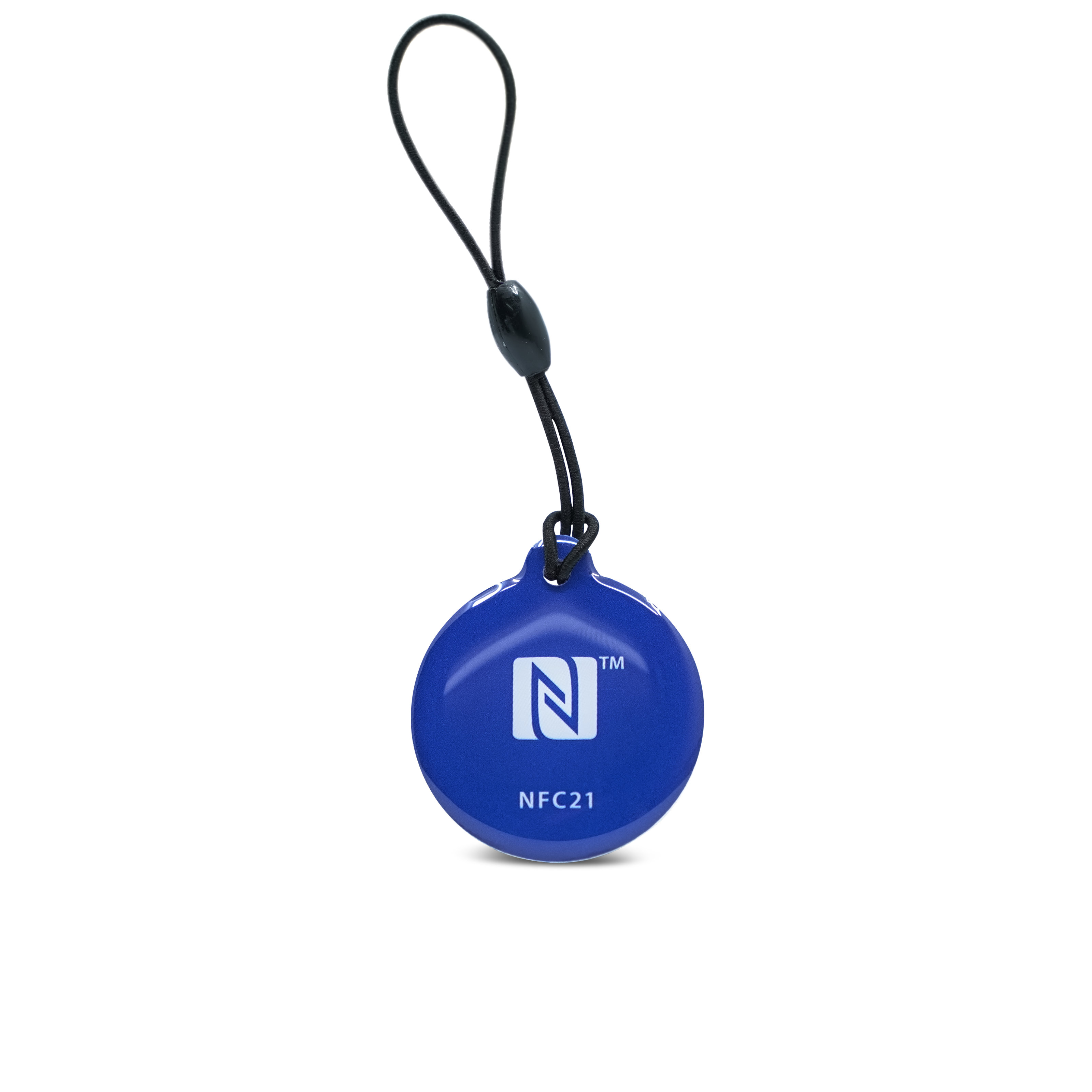 NFC Anhänger Epoxy - 30 mm - NTAG216 - 924 Byte - blau