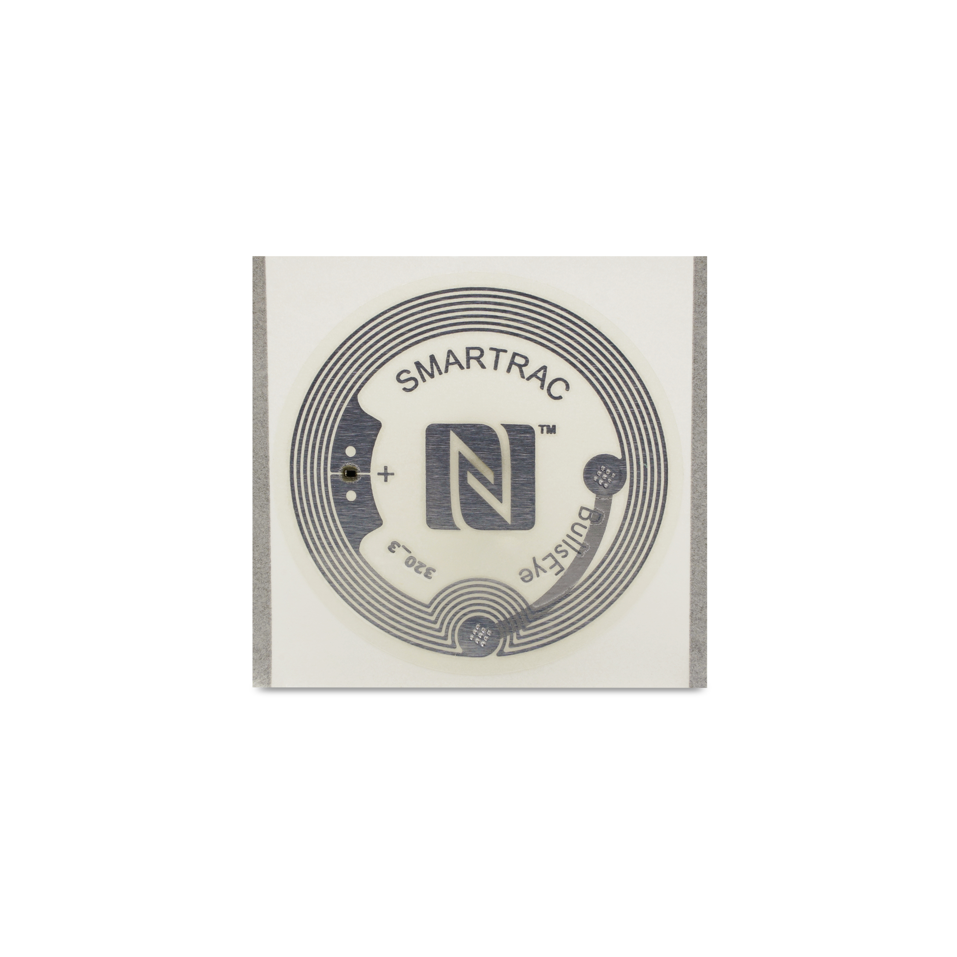NFC Sticker Bullseye - 38 mm - NTAG213 - 180 Byte - transparent