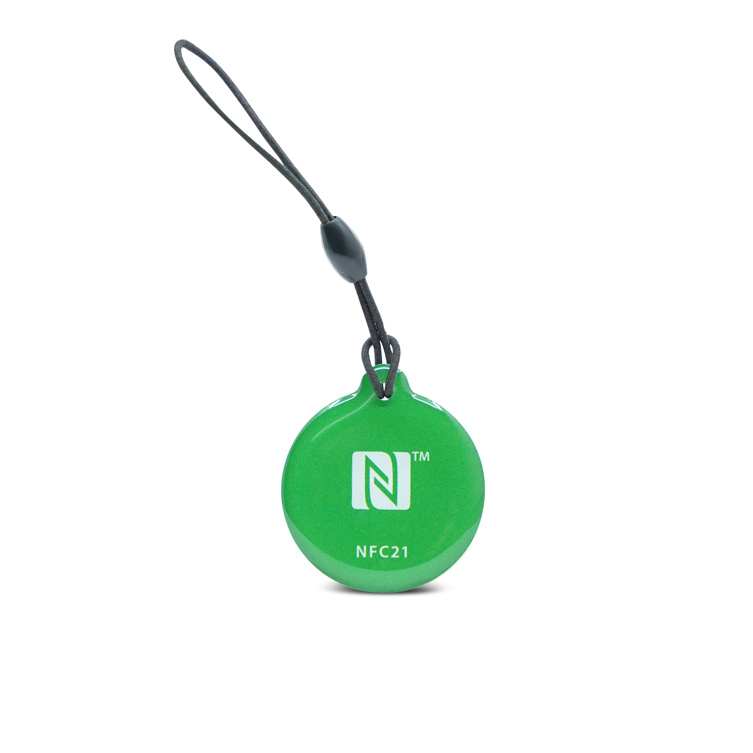 NFC Anhänger Epoxy - 30 mm - NTAG216 - 924 Byte - grün