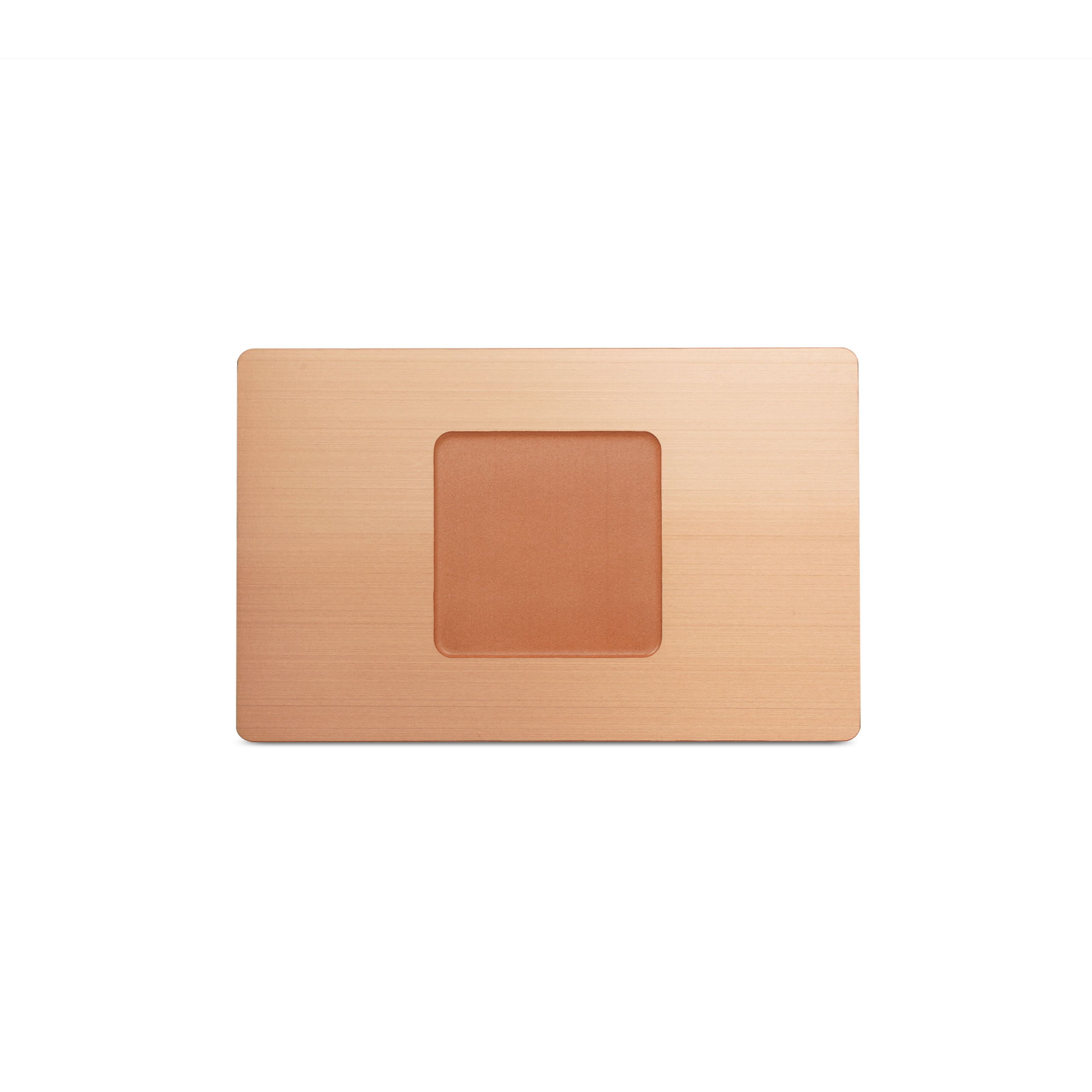NFC card metal - 85.6 x 54 mm - NTAG213 - 180 byte - rose gold