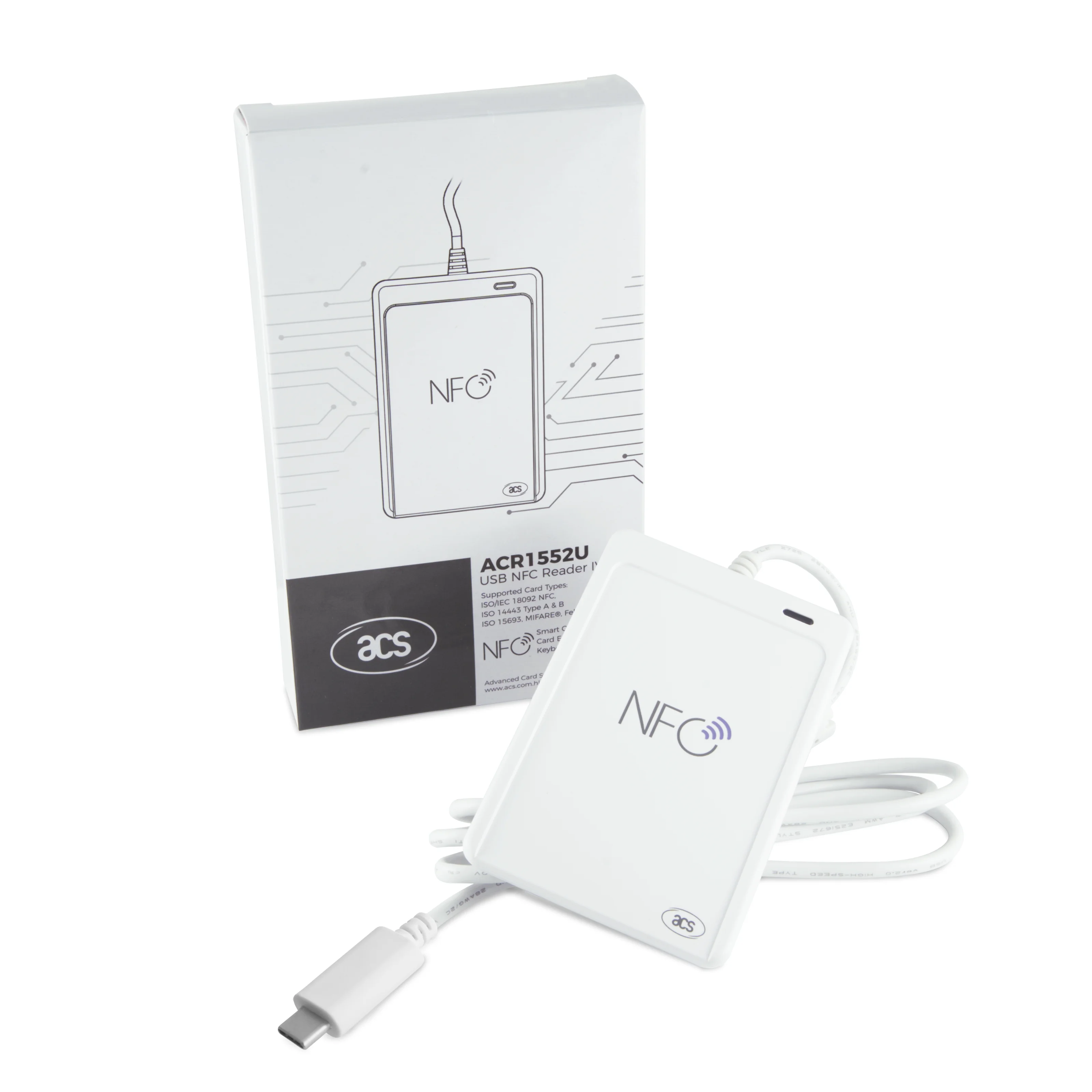 NFC Reader / Writer ACR1552U-MF IV - USB-C | USB-C | 17259