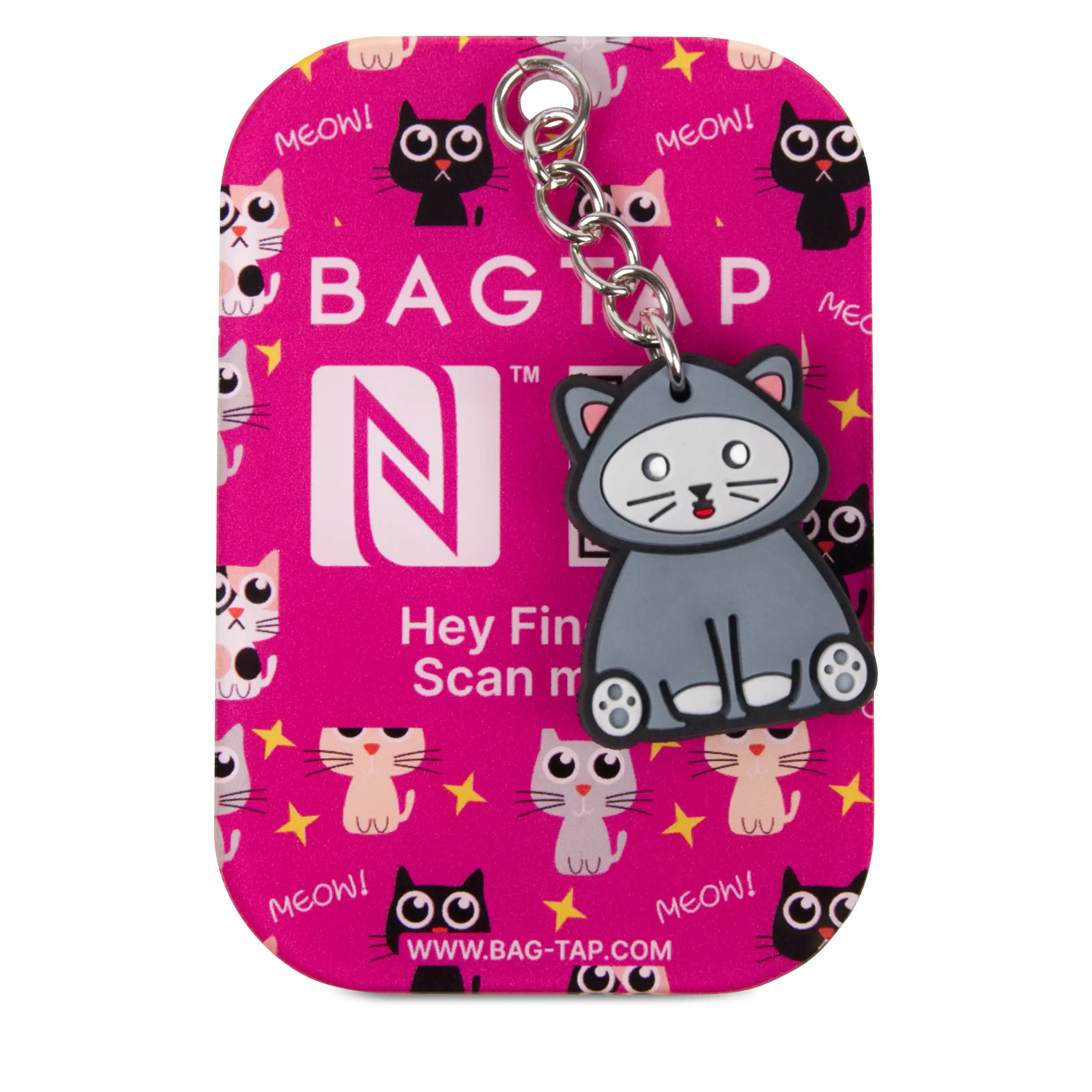 Bagtap Kids - Digitaler Kofferanhänger - Acryl - 55 x 80 mm - Cat