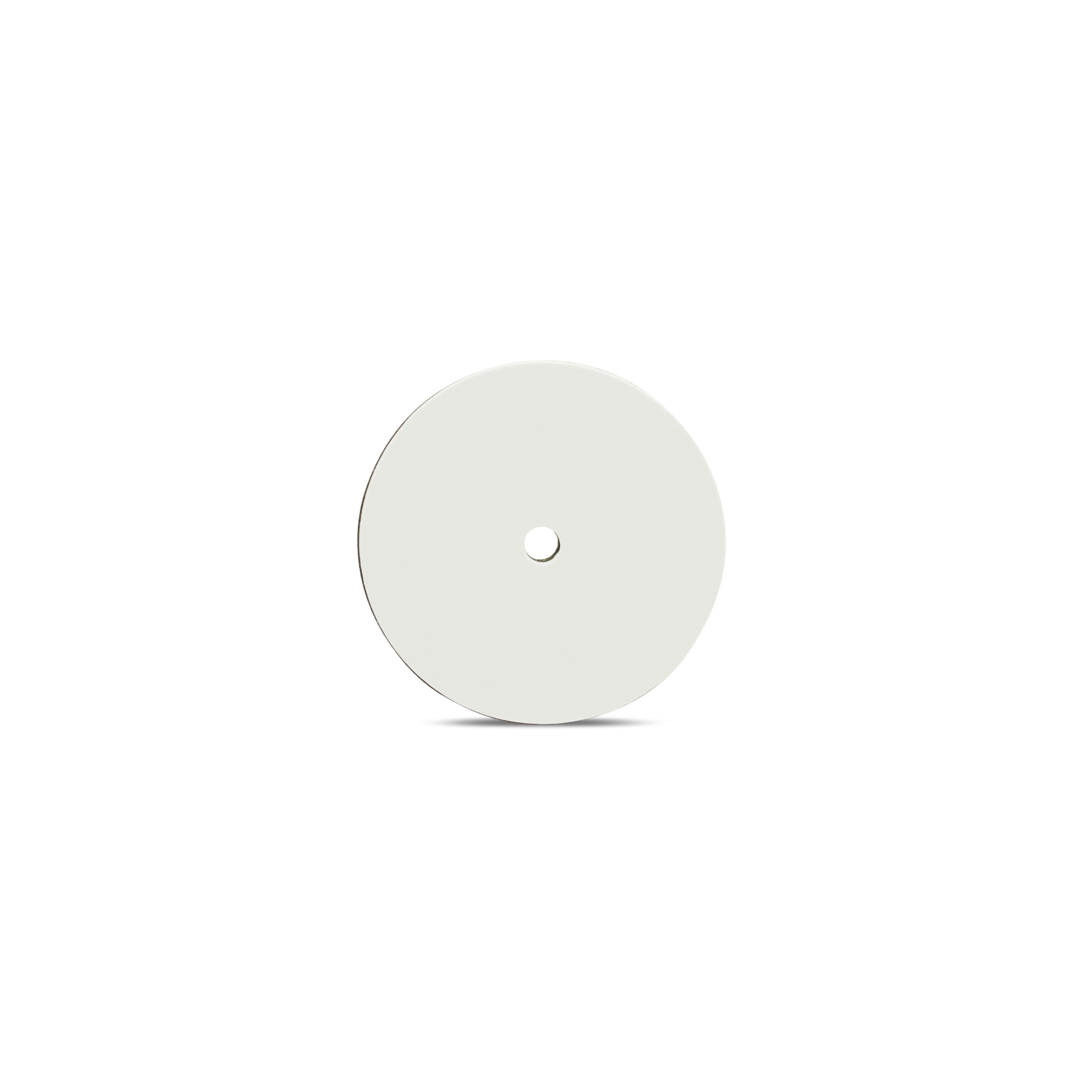 NFC Sticker PVC - On-Metal - 30 mm - NTAG213 - 180 Byte - weiß - mit Lochung 