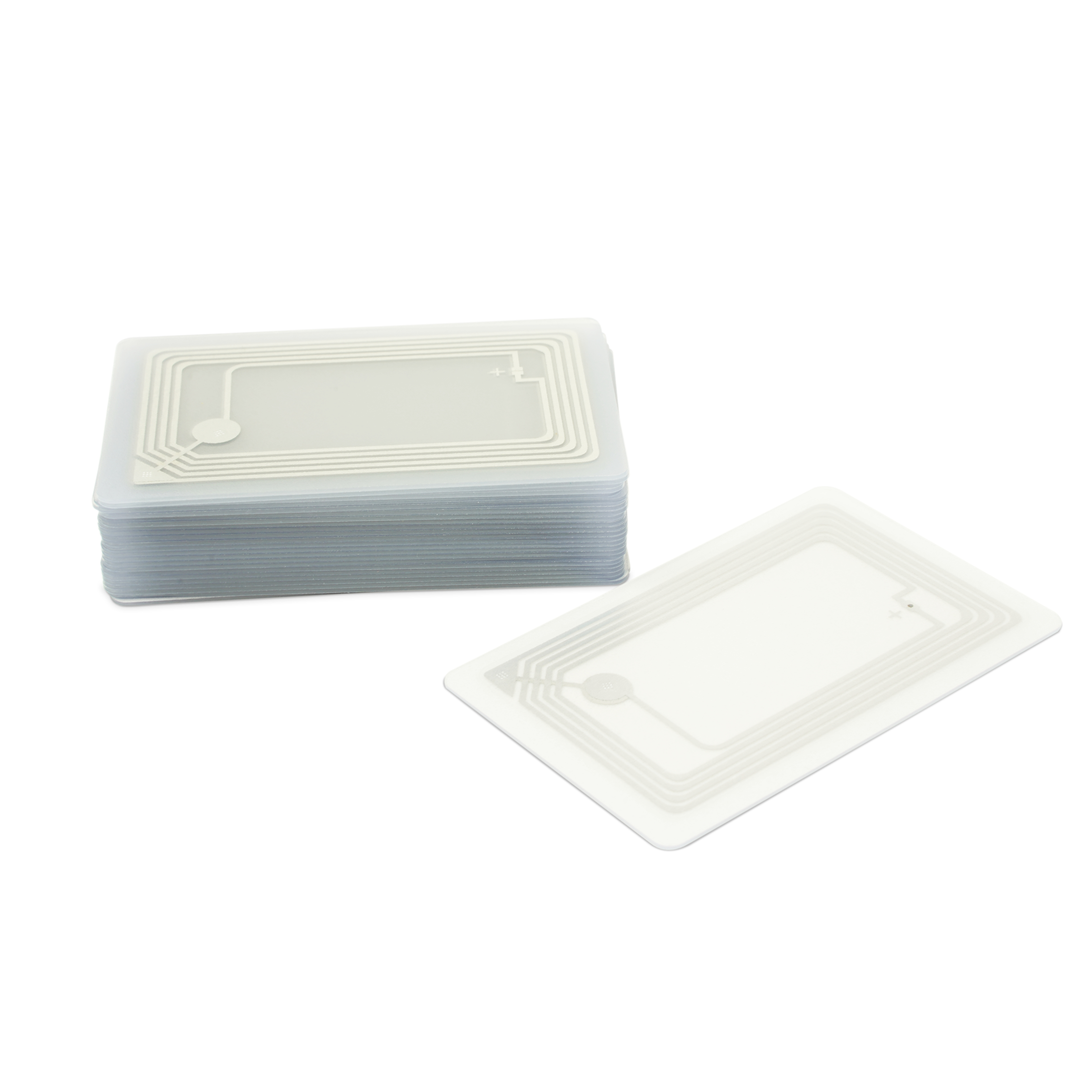 NFC Karte PVC - 85,6 x 54 mm - NTAG213 - 180 Byte - transparent