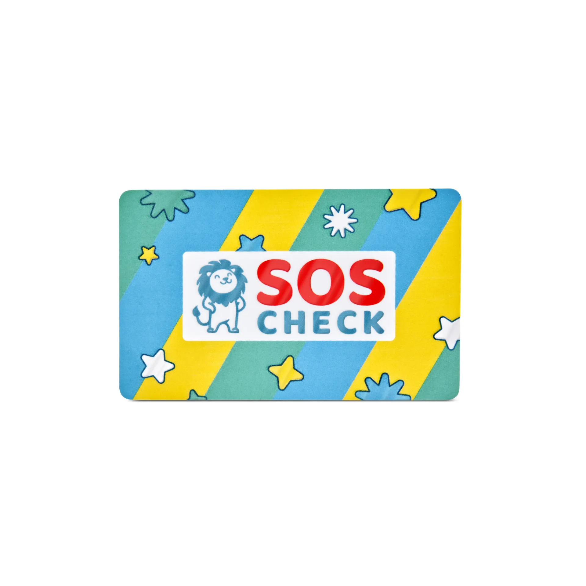 SOS-Check Bundle - Smartes Notfallset mit Armband, Anhänger und Karte - bunt